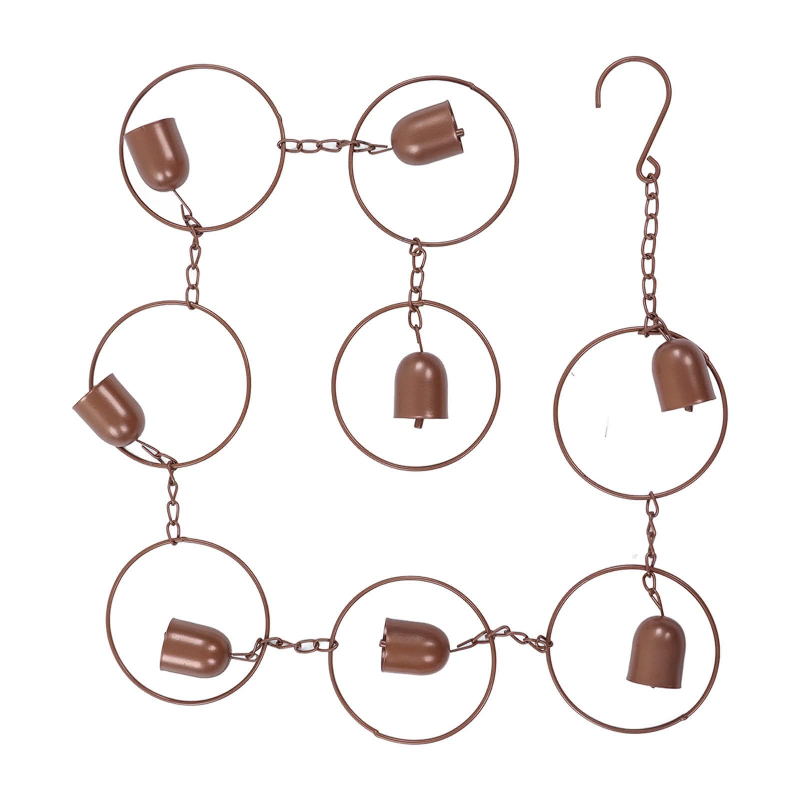 Bell Wind Chime Sturdy Metal Round Ring Bell Wind Chimes for Home Living Room Bedroom Office Garden