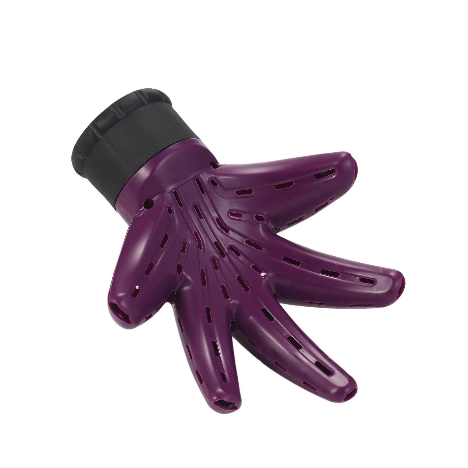Universal Hairdryer Diffuser Cover Hand Shape Silicone Hood Hairdressing Salon Hairstyling Dryer purple