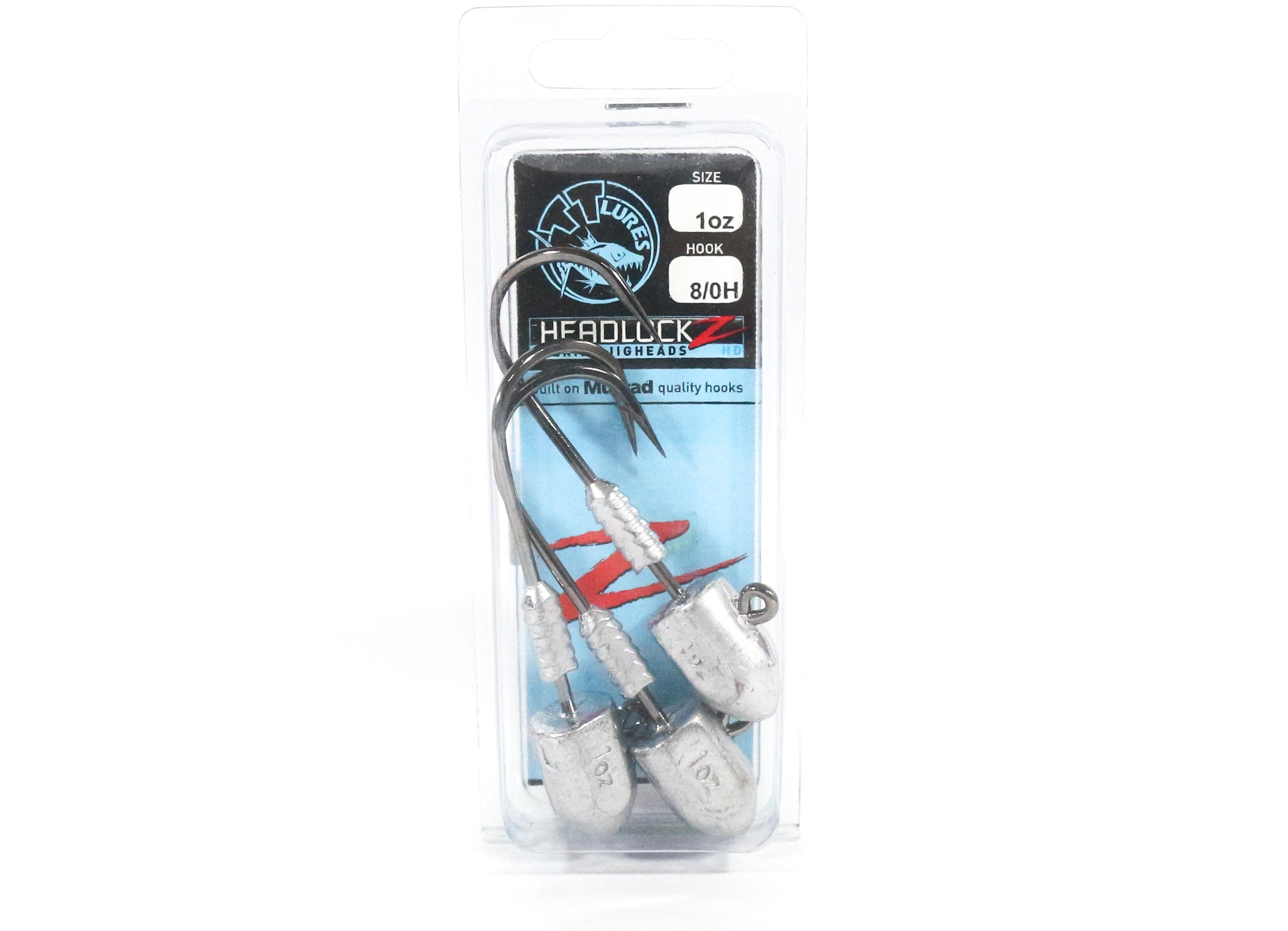 Tackle Tactics TT Headlockz HD Jig Head 1 oz 8/0 H 3/pack (3337)