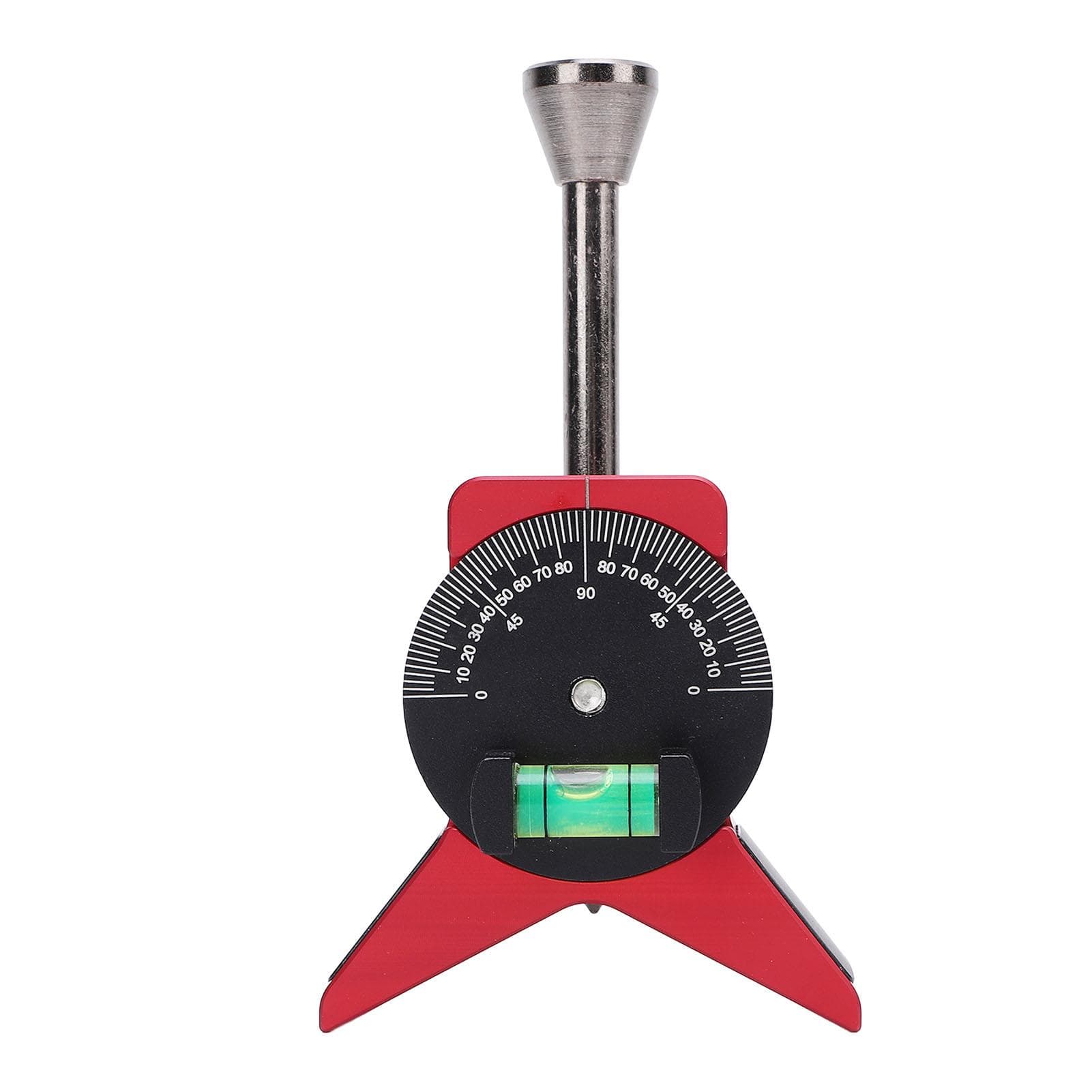 Pipe Center Finder Y Shaped Magnetic Pipe Marker Centering Head Tool with Adjustable Scale Bubble