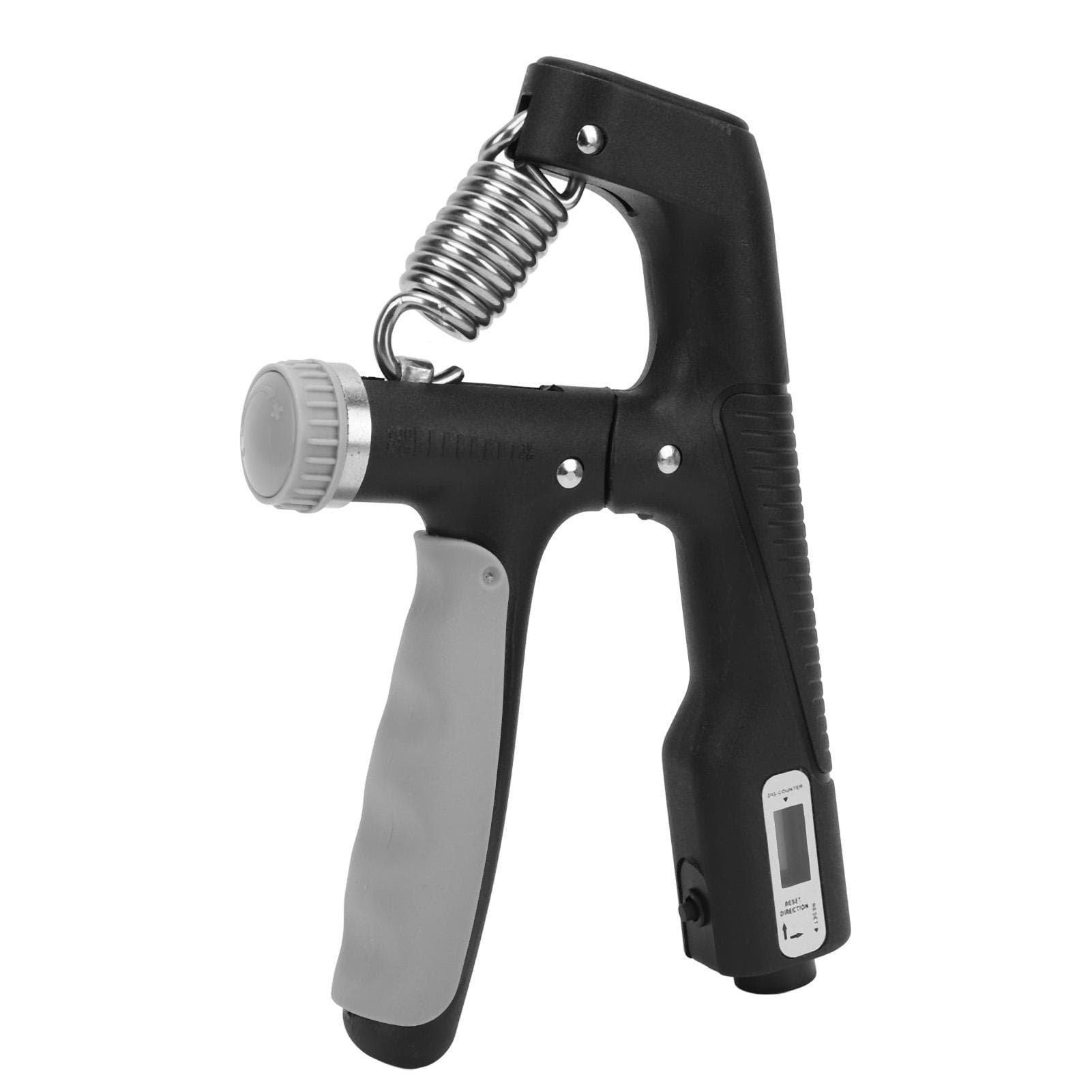 Hand Grip Strengthener with Electronic Counter TPR PP Steel 10 to 100kg Adjustable Forearm Gripper