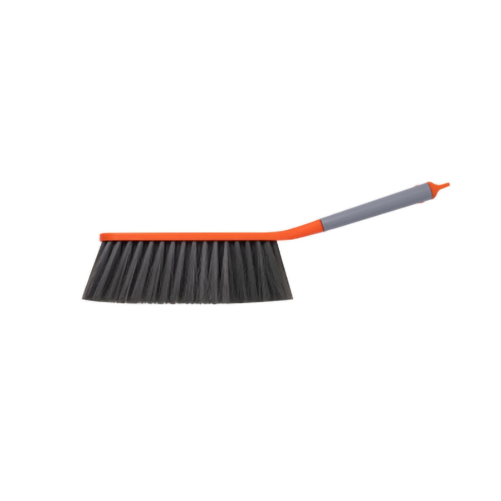Leather Brush Soft Bristles Deep Cleaning Durable PP Material Leather Cleaning BrushOrange