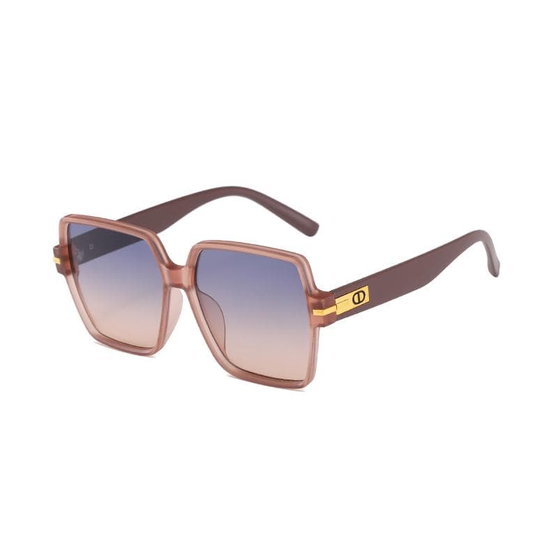 Gradient Large Frame Square Sunglasses Women Men High Quality Luxury Brand UV400 Sun Glasses for Travel