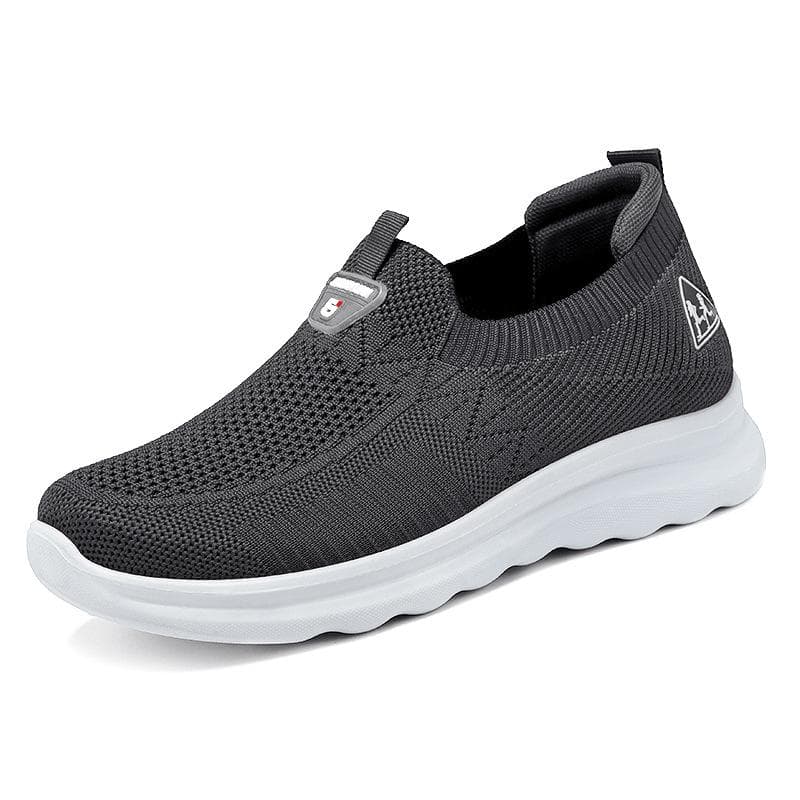 Spring Comfortable Soft Bottom New Middle-aged and Elderly Travel Shoes Couple Elderly Running Sports Shoes 41