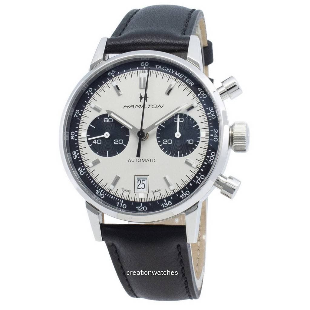 Hamilton Intra-Matic H38416711 Tachymeter Automatic Men's Watch white
