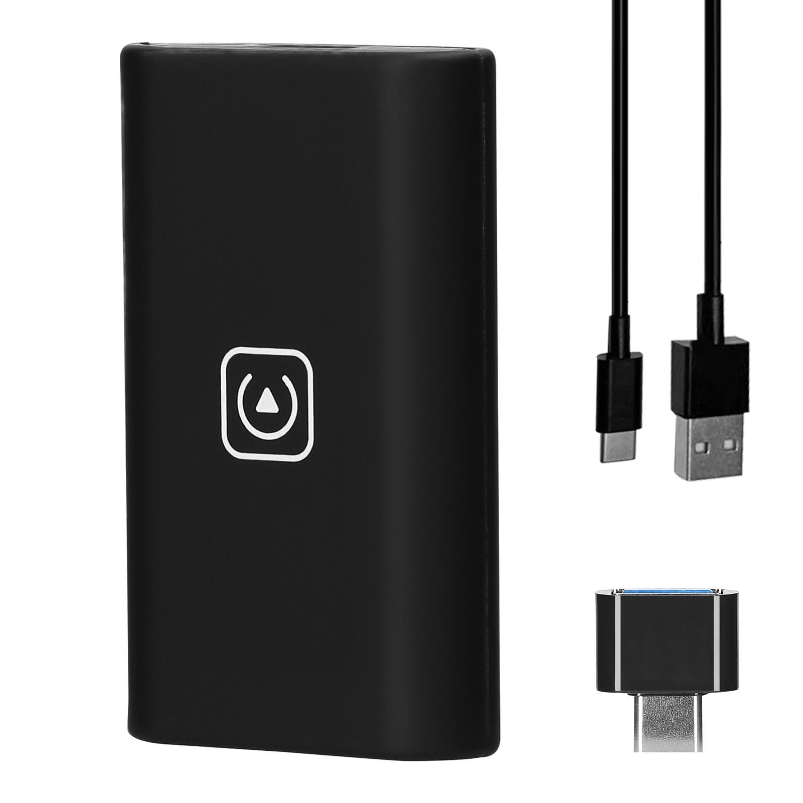 Wireless CarPlay Android Auto Adapter 4 in 1 Car Adapter Dongle for Wired CarPlay to Wireless black