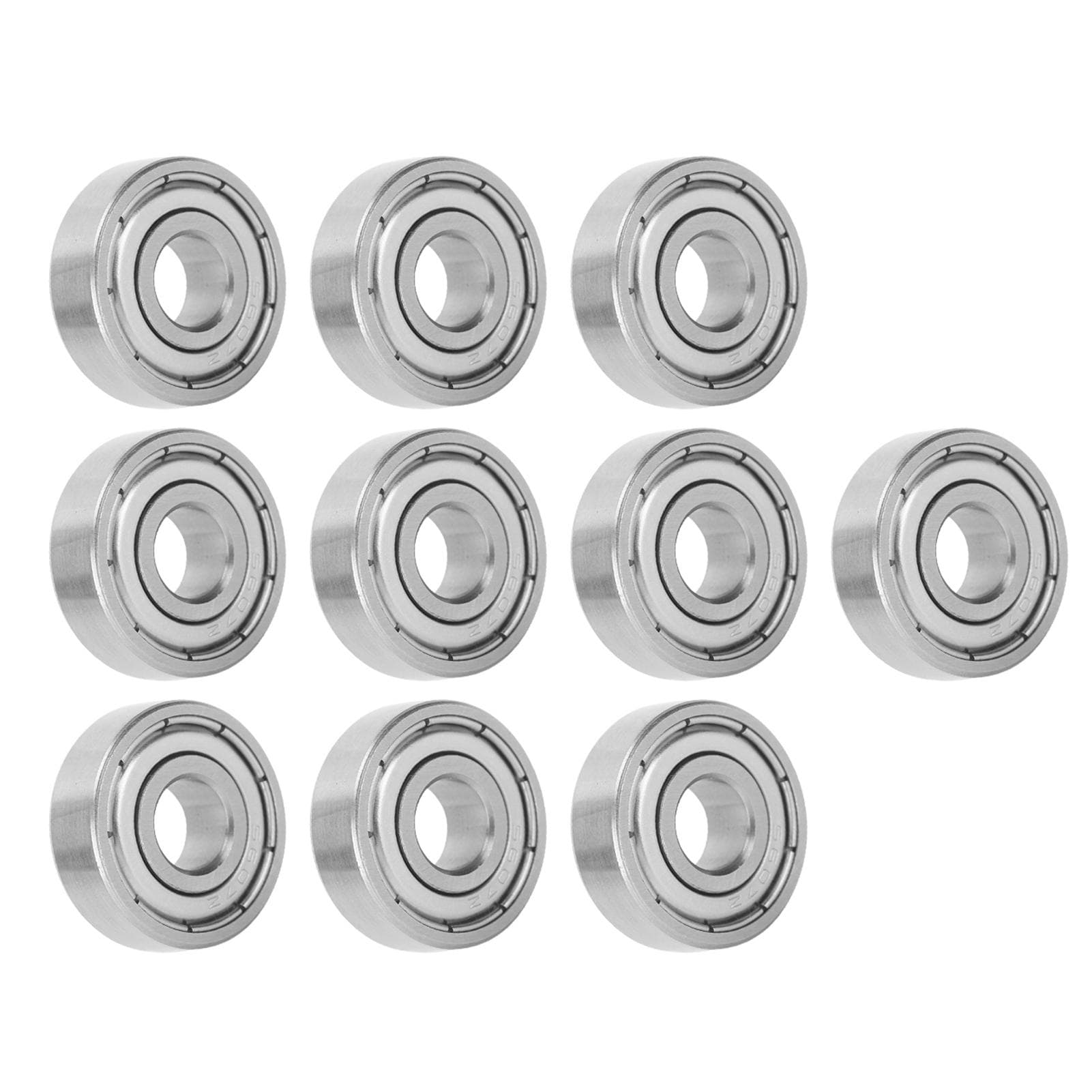 10Pcs S607Z Ball Bearing Stainless Steel Roller Skates Replacement Bearings 7x19x6mm
