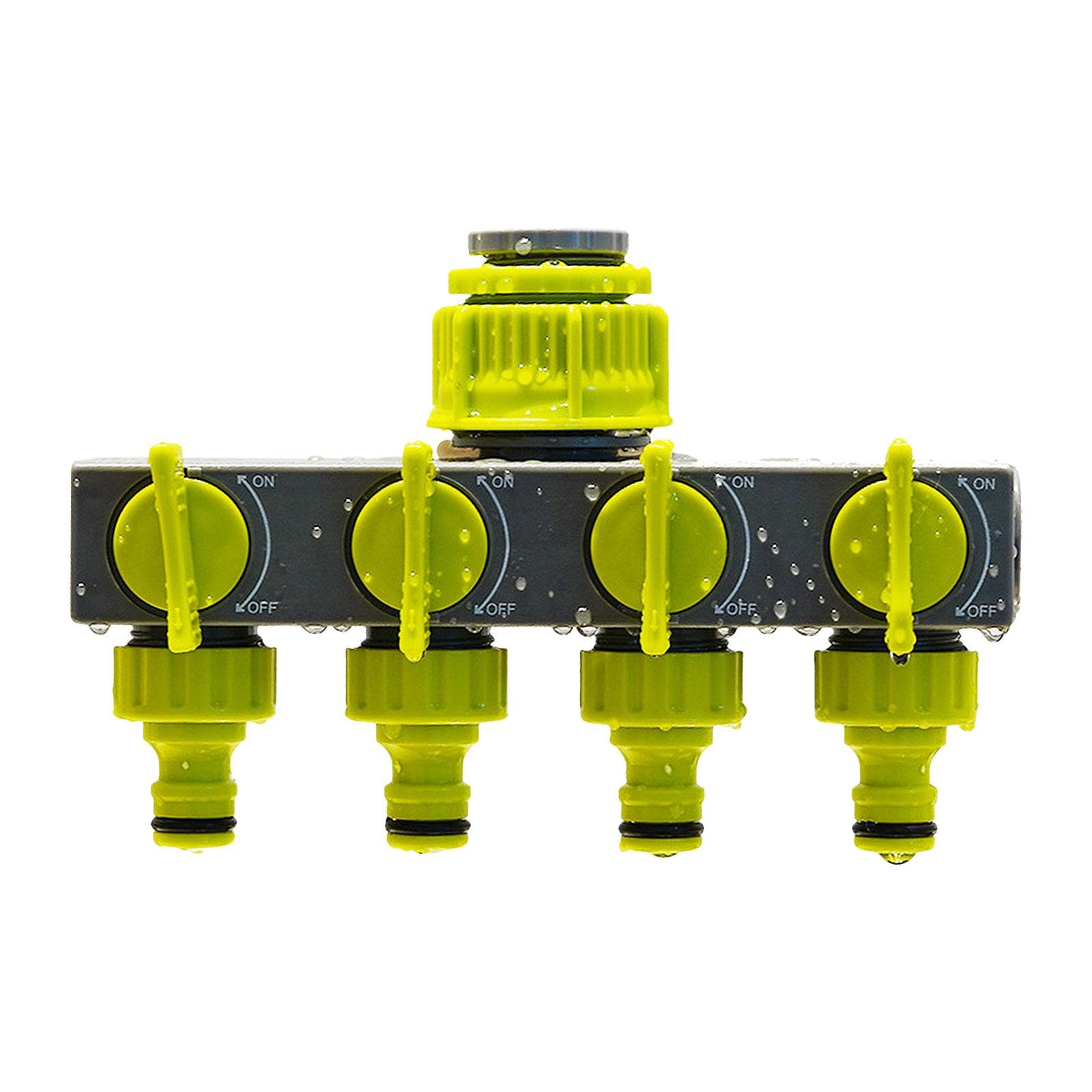 4 Way Garden Hose Splitters Faucet Diverter Tap Hose Connector Hose Pipe Splitter Water Distributor