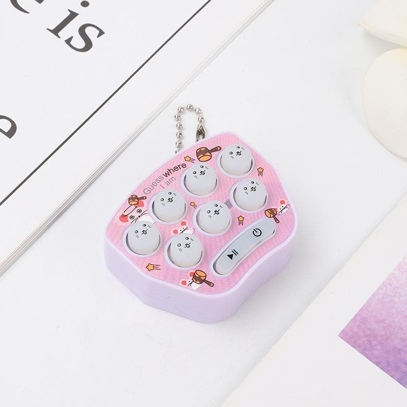 Fidget Toys Whack A Mole Game Decompression Toy Keychain