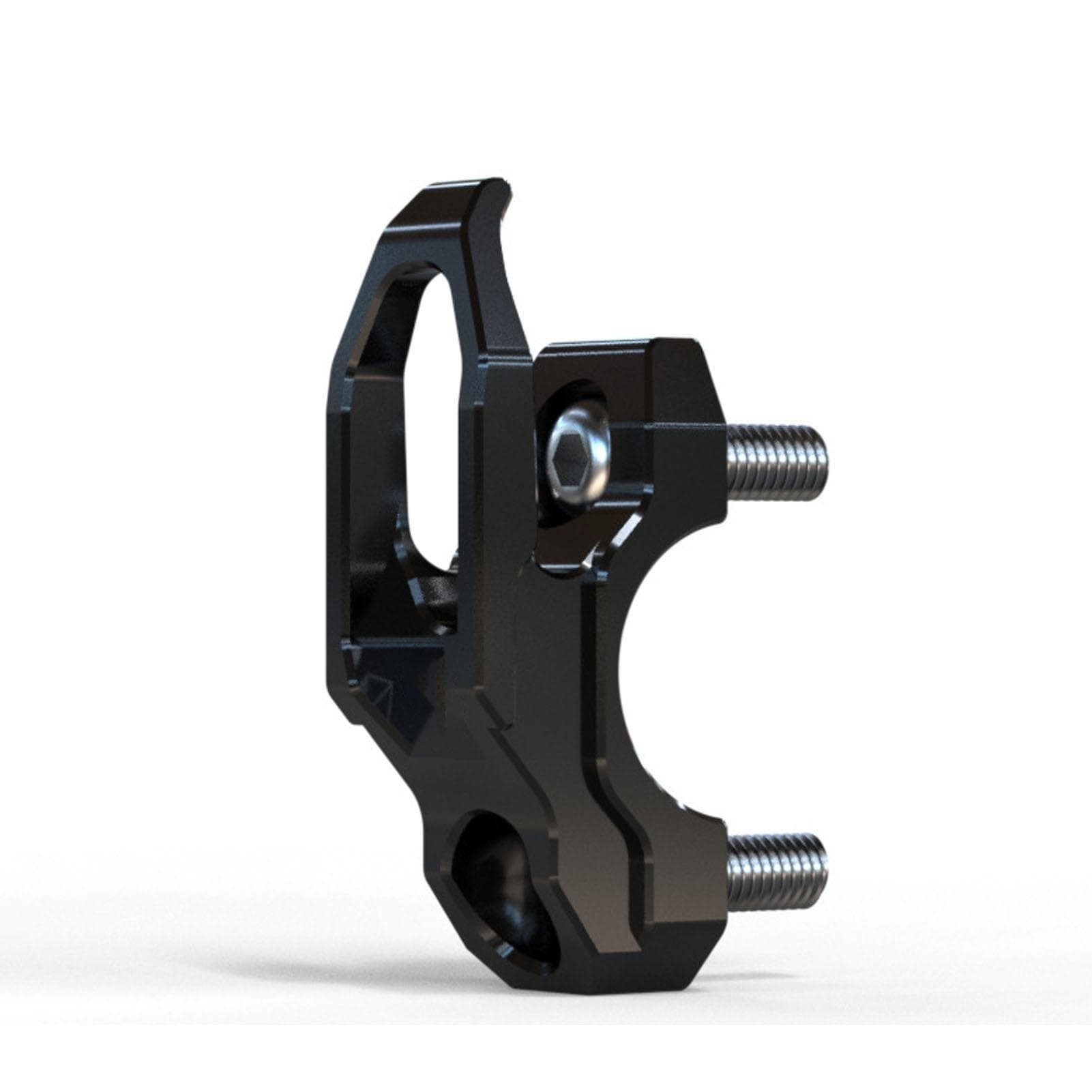 22mm Motorcycle Handle Hanger T6063 Aluminum Alloy Cool Strong Bearing Capacity Universal Handlebar black