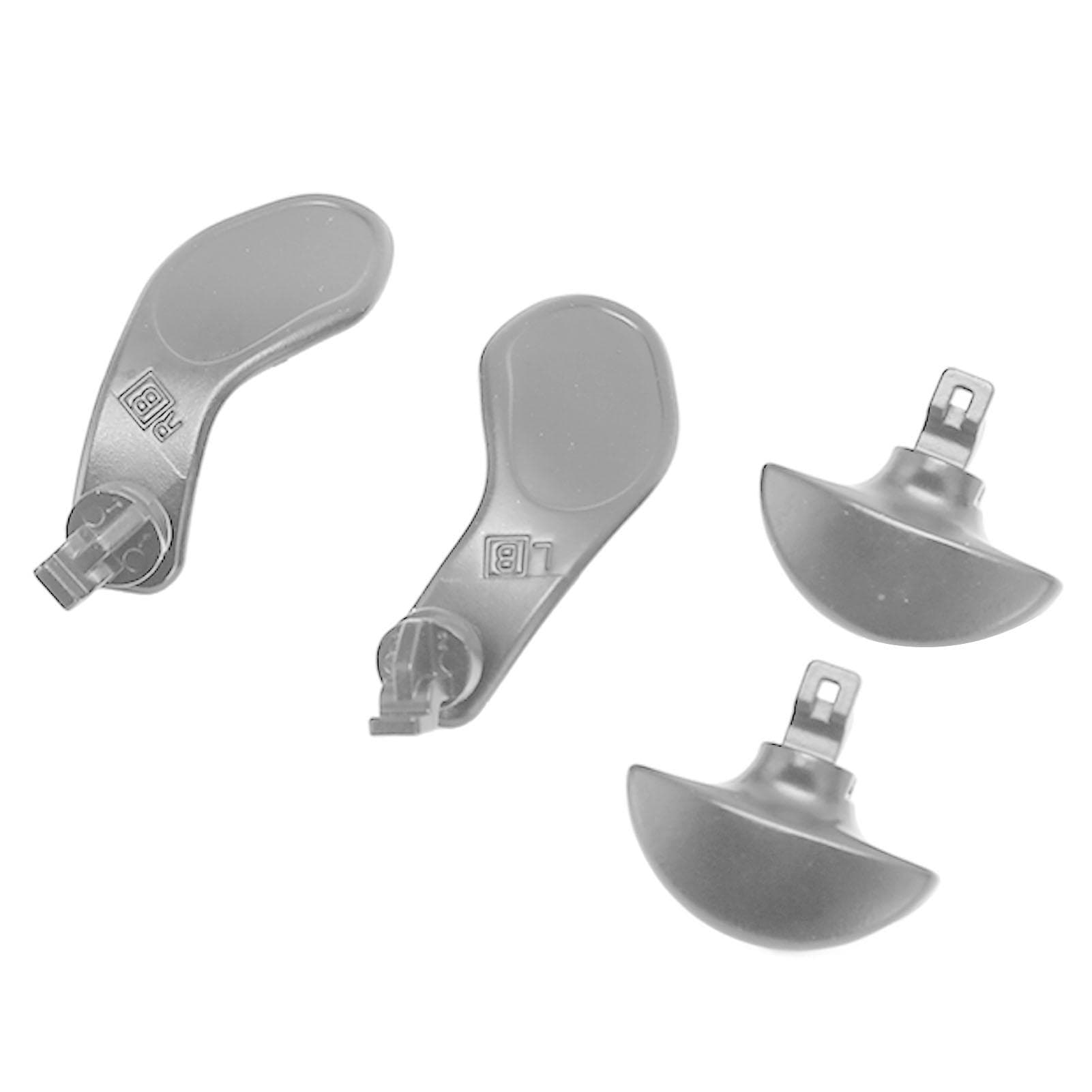 4pcs Game Controller Back Paddles Professional Replacement Metal Back Buttons for PS5 Edge silver