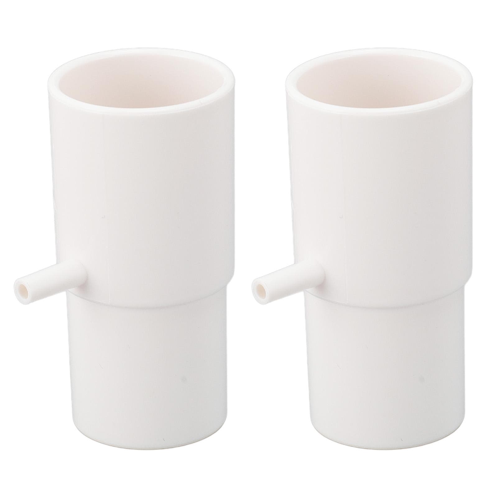 2pcs Oxygen Adapter Enrichment Port Connector Leak Proof 3 Way Oxygen Enrichment T Shaped Tubing