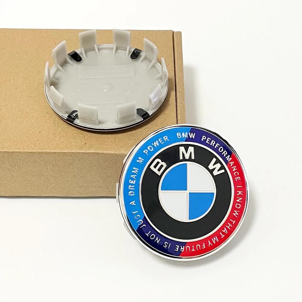 1PCS BMW Wheel Center Caps 68mm 56mm Blue white hubcap for BMW E46 E90 E30 F10 F30 X5 X3 E39 F25 E60 E91 E87 M Car Accessories