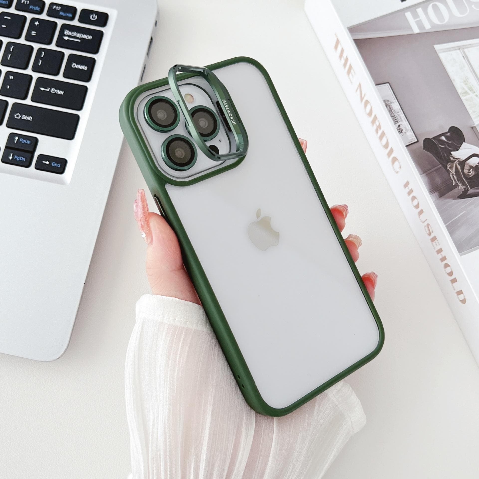 Metal Lens Bracket Suitable for IPhone 16 Pro Mobile Phone Case Apple 15 Titanium Gray with Lens Film Protective Case iPhone11