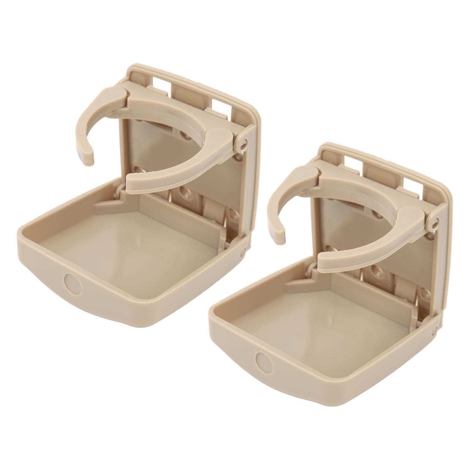 2pcs Foldable Car Cup Holder Vehicle Door Drink Holder with Screws for Marine Suv Van Boat