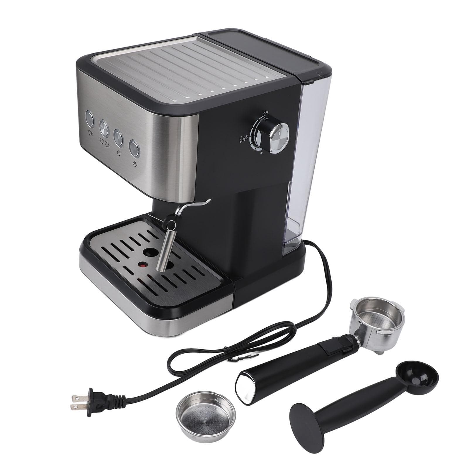 Semi Automatic Coffee Machine Professional 20Bar 1.5L Water Tank Fast Preheating High Temperature L