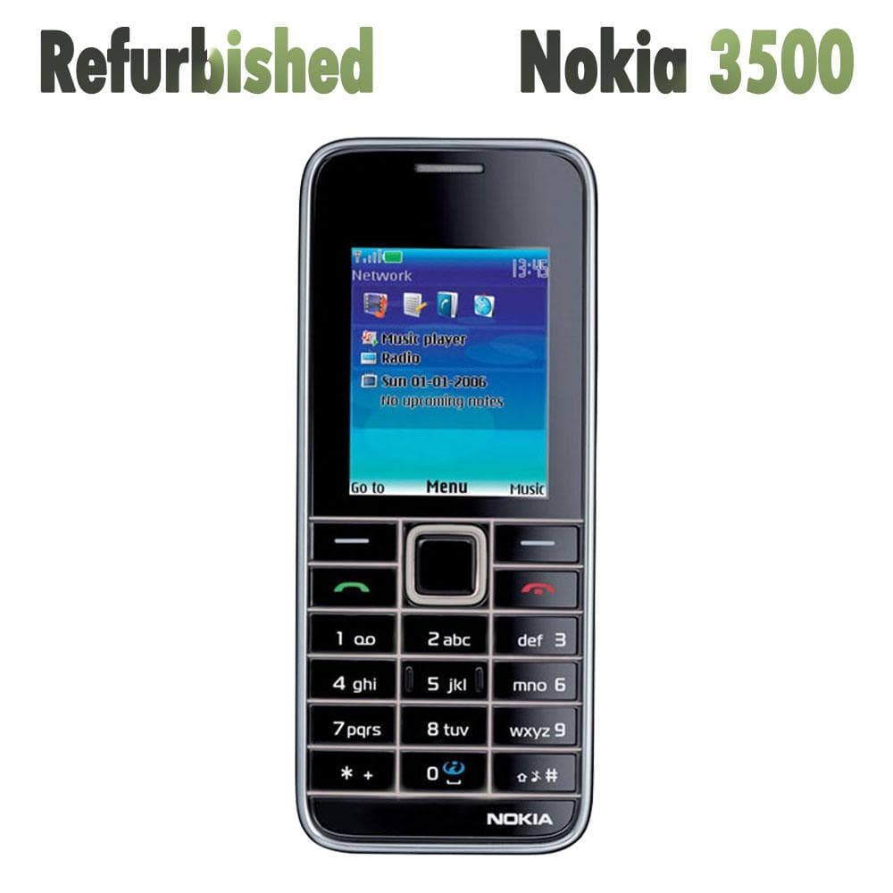 Refurbished Nokia Original Nokia 3500 classic Mobile Phone With 1 SIM Simple set black