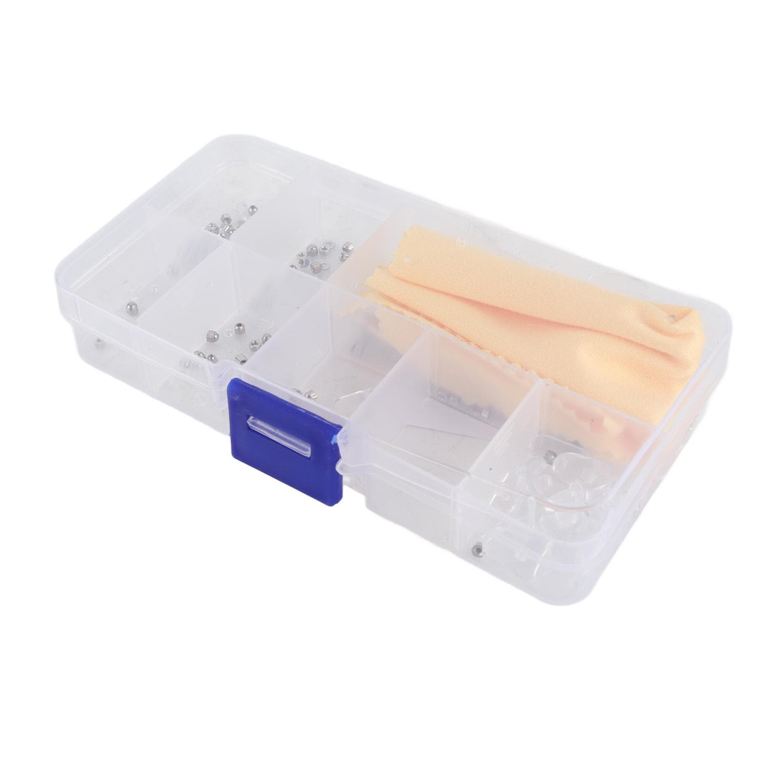 Glasses Screws Set Frame Repair Kit Washer Parts Nose Support Screwdriver Bit Accessories 120Pcs