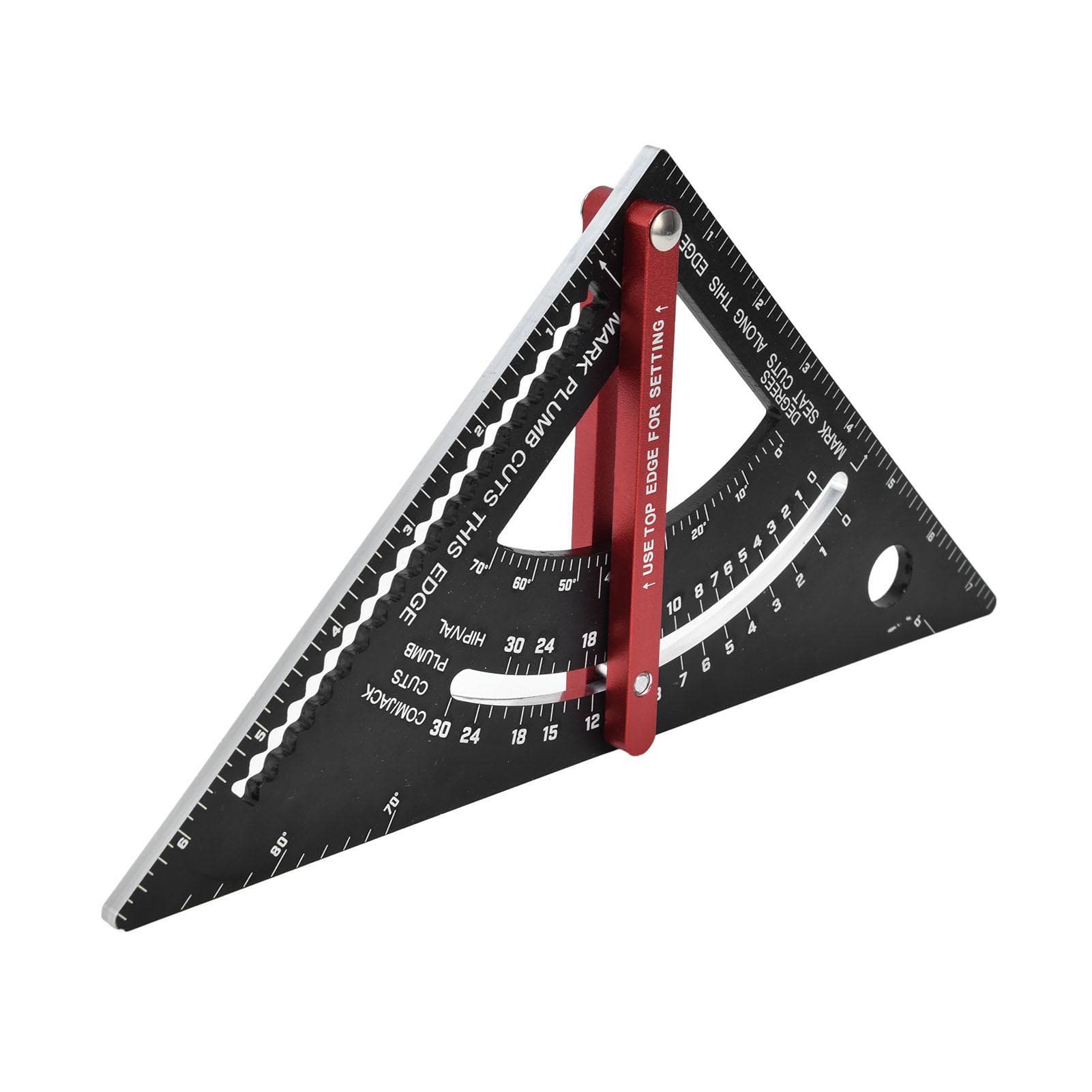 Adjustable Triangle Ruler Movable Aluminum Alloy Multifunctional Woodworking Layout Tool