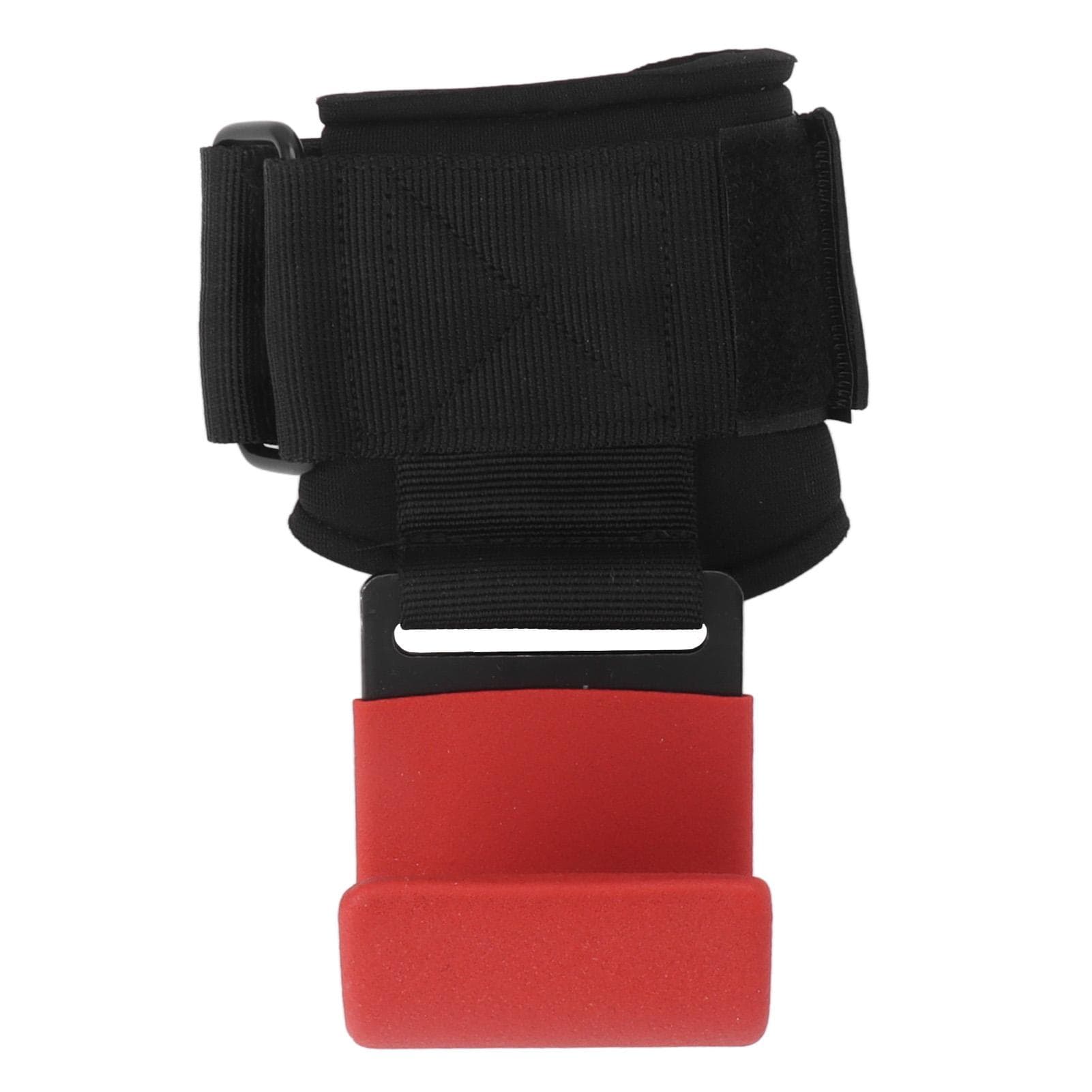Weightlifting Booster Hook Pull Up Wrist Guard Booster Hook Protection Wrist Strength Training Red