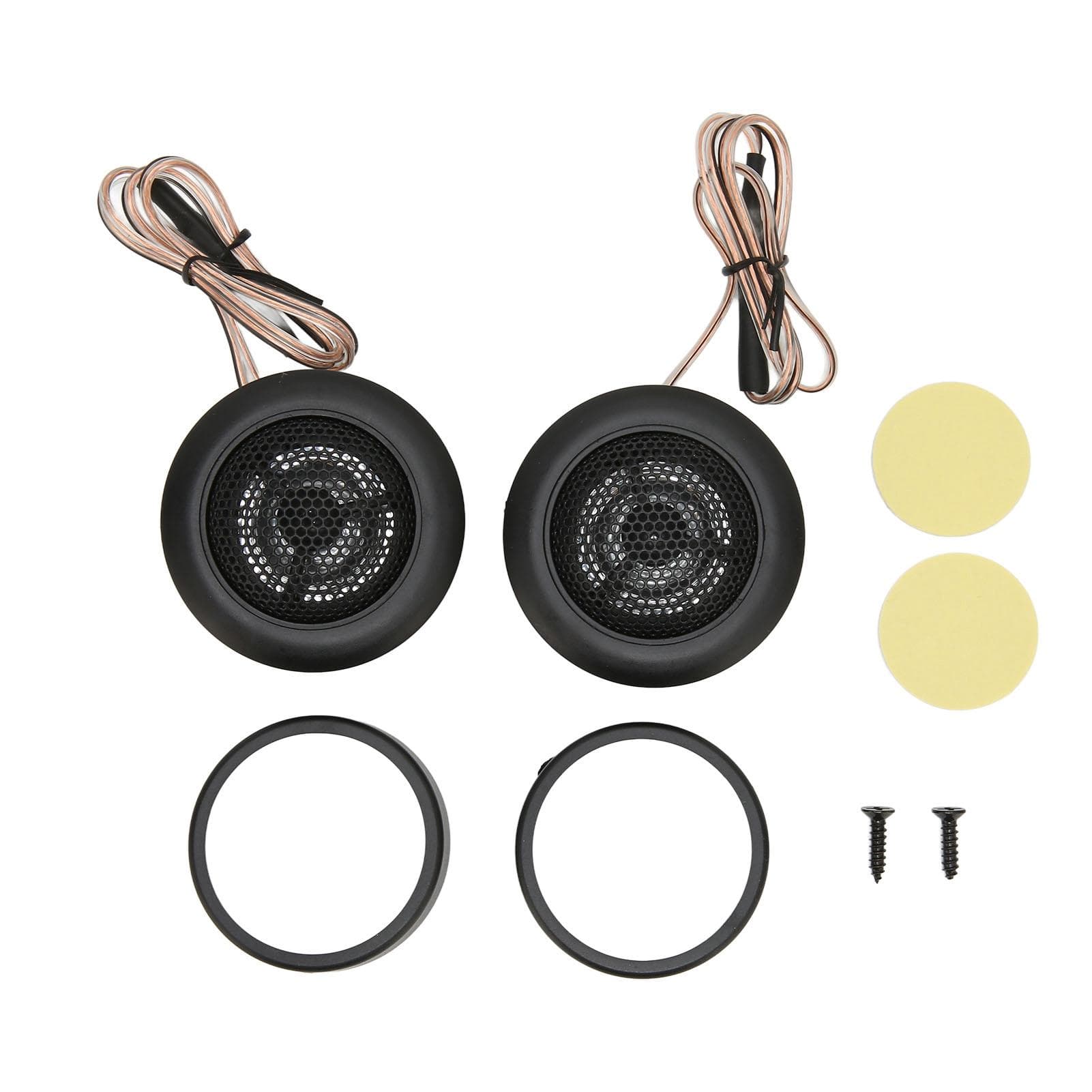 2 Pcs Car Dome Tweeter 120W High Sensitivity o Stereo Loudspeaker for Sound System