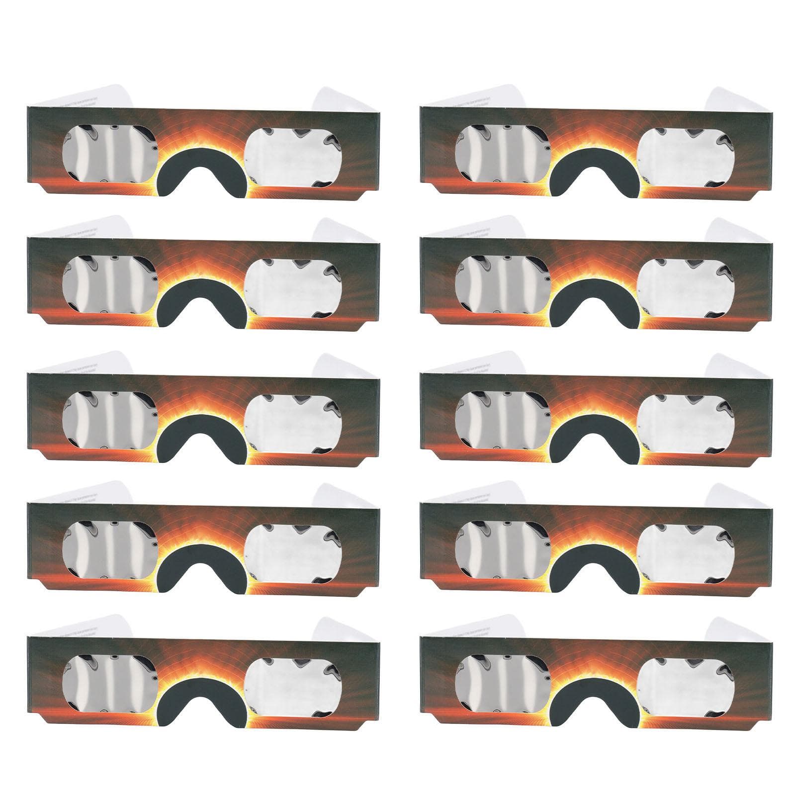 10Pcs Solar Eclipse Observation Glasses Eye Protection Sun Viewing Glasses for Kids Adults B