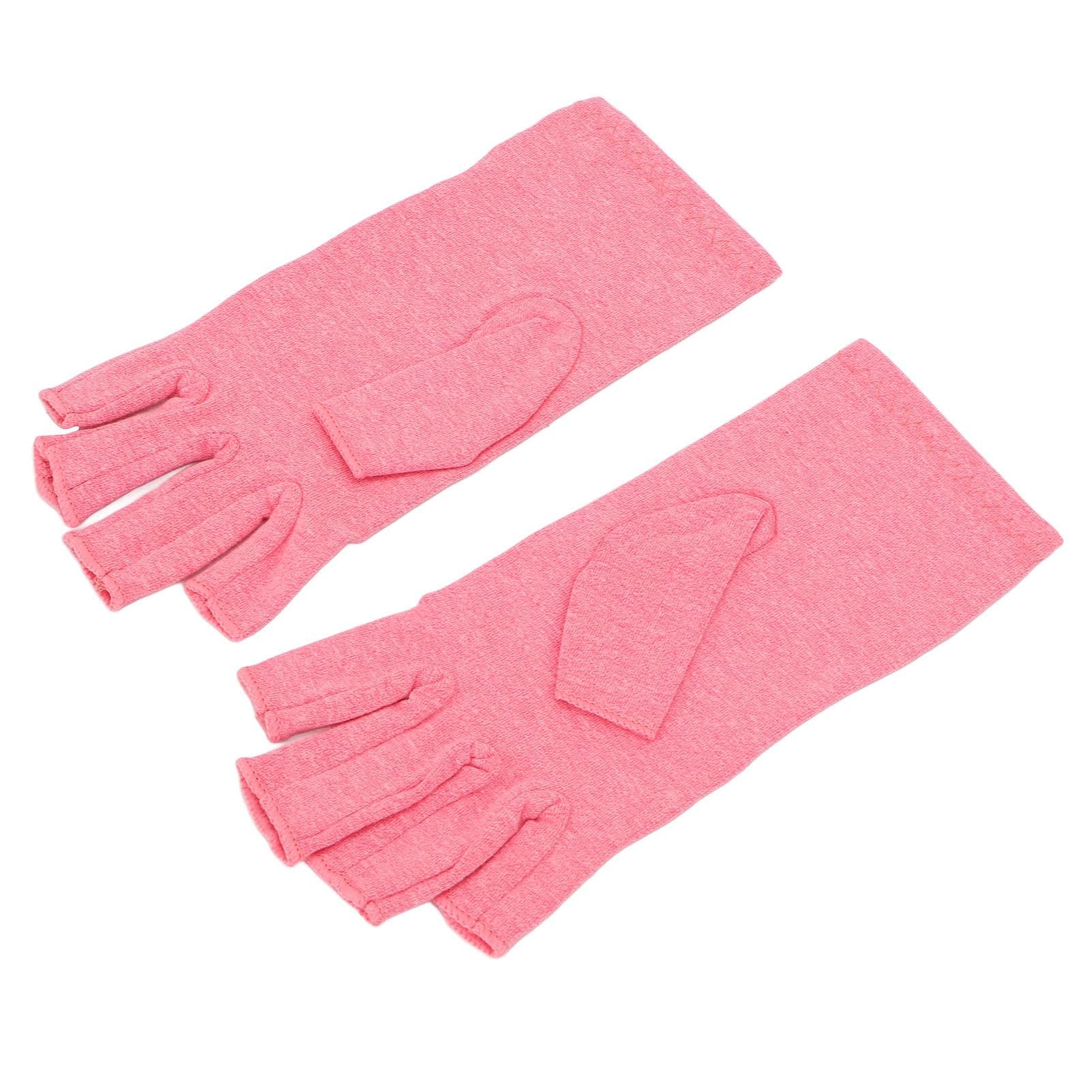 Arthritis Compression Gloves Rheumatoid Carpal Tunnel Soreness Relief Fingerless Gloves for L(for 6.5-9kg)