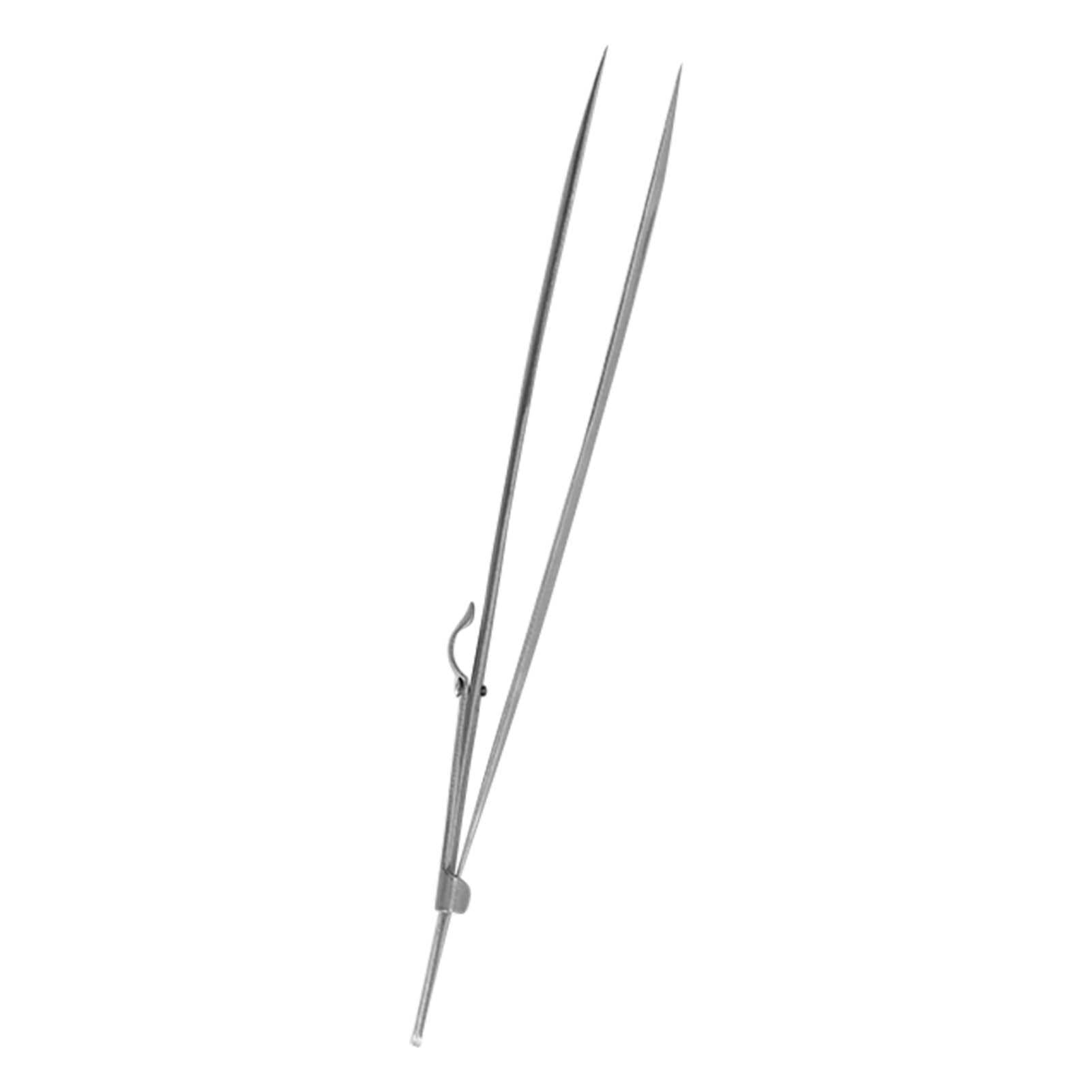 Alloy Steel Tweezers with Adjustable Slide Lock Antimagnetic Tweezers for Electronic Repair Bend