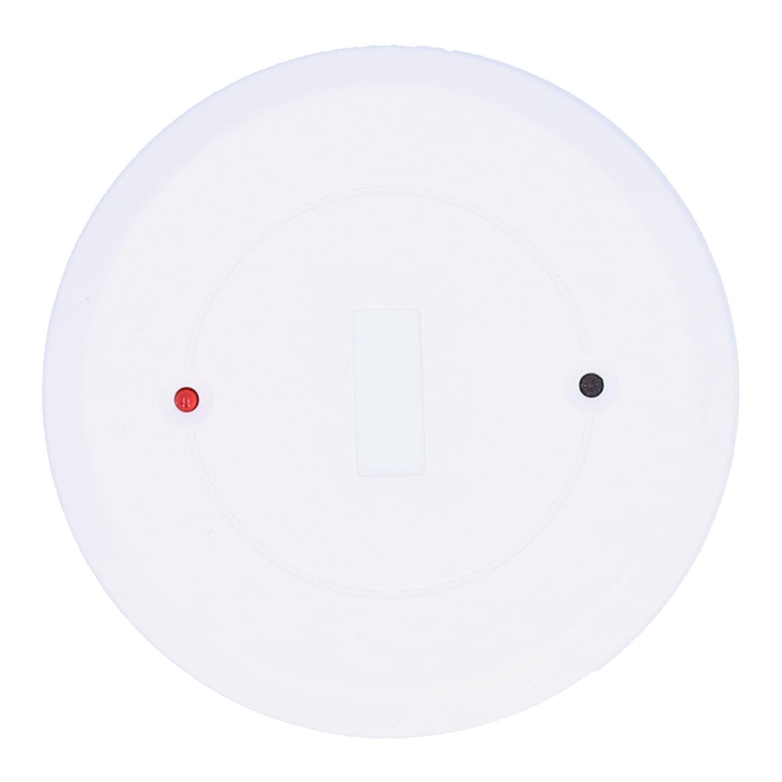 Wired Glass Break Detector Round Door Window Breakin Sensor Tamper Alarm CeilingWall Mount