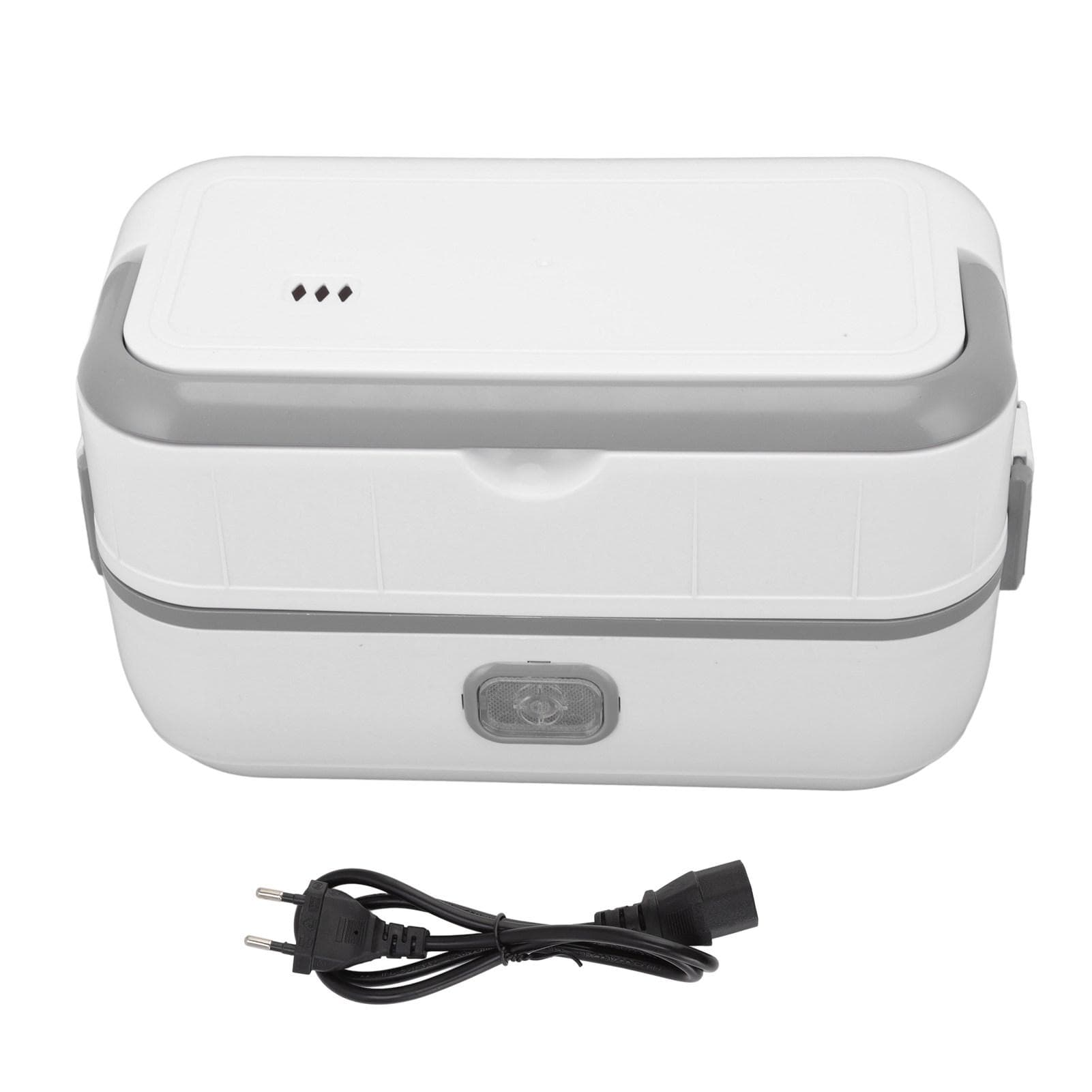 Electric Lunch Box Single Layer Stainless Steel Inner Liner Portable Food Warmer for Work Traveling L(for 6.5-9kg)