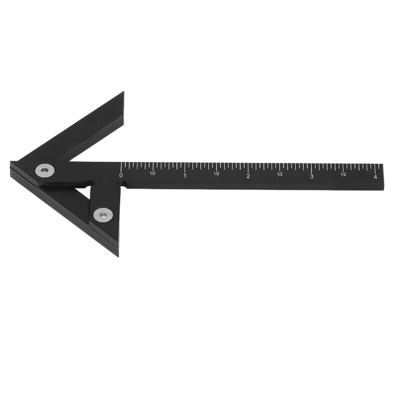 Center Scribe Gauge Line Circle Marker 45 90 Degree Angle Finder Imperial Aluminum Alloy