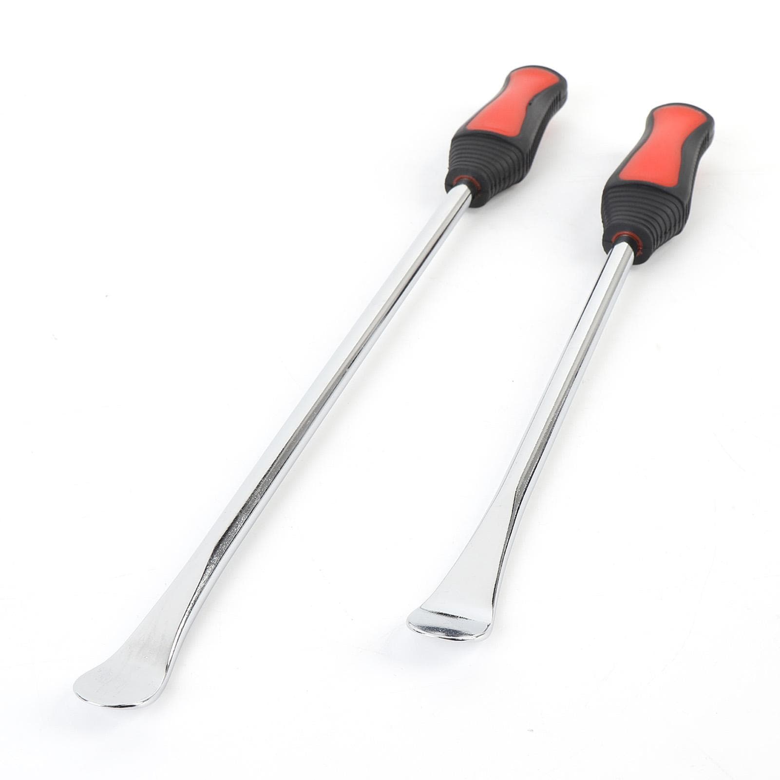 2pcs Tire Spoons 11.81in 14.57in Carbon Steel Ergonomic Handle Motorcycle Tire Changing Lever for