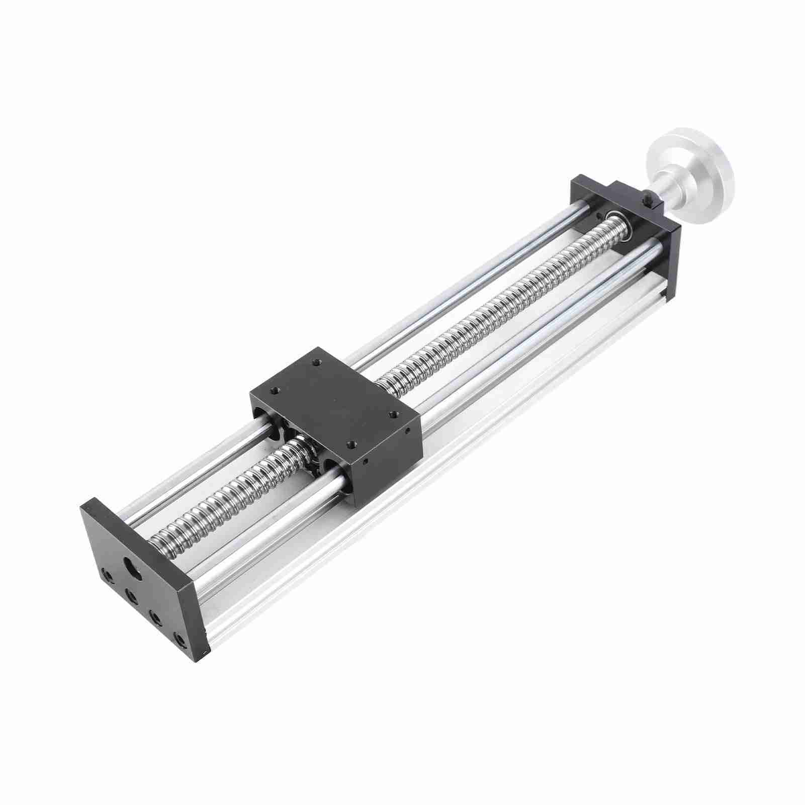 Linear Rail Guide Slide 300mm Stroke CNC Ballscrew Manual Sliding Table for Router Machine with