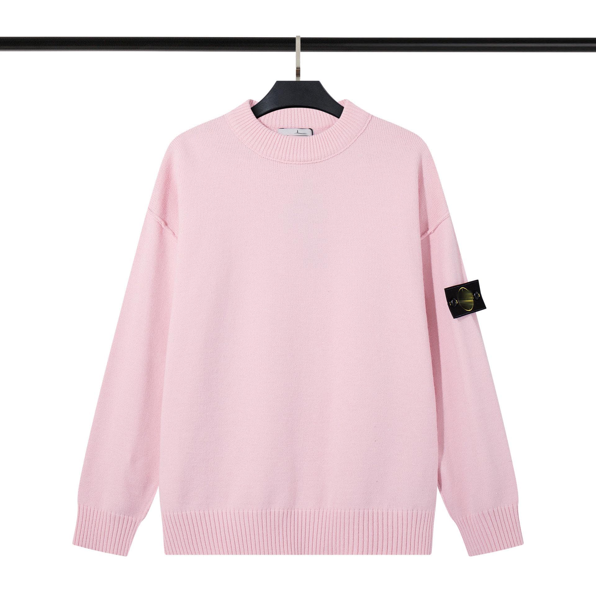 Cross-Border Stone Island Round Neck Unisex Pullover Sweater - European & American Trendy Style XL