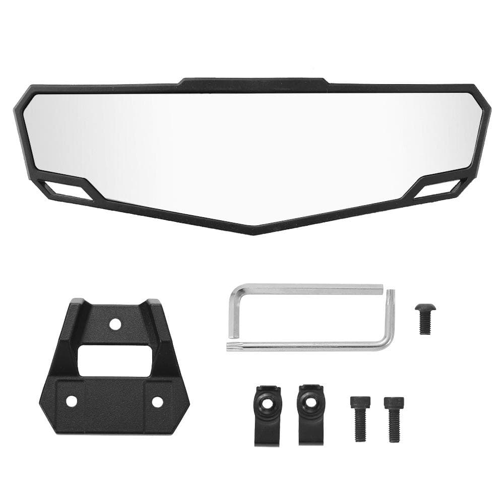 UTV Convex Rear View Center Mirror RZR HighClear Rearview Mirror Compatible with RZR PRO XP4 black