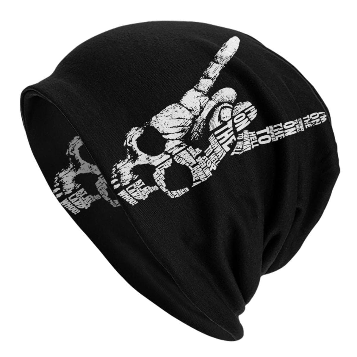 Rock Star Skull Rock N Roll Skullies Beanies Caps Unisex Winter Warm Knit Hat Hip Hop Adult Heavy Metal Punk Music Bonnet Hats Beanies Hat