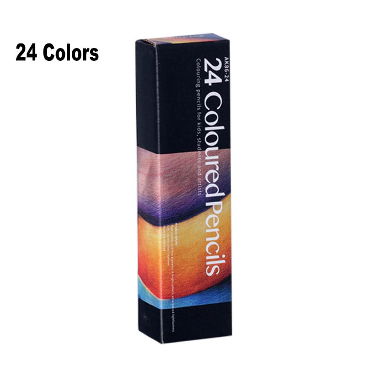 Colored pencils, colored pens, 24 color oil-based colored lead brushes, stationery set, brush holder account 24 colors