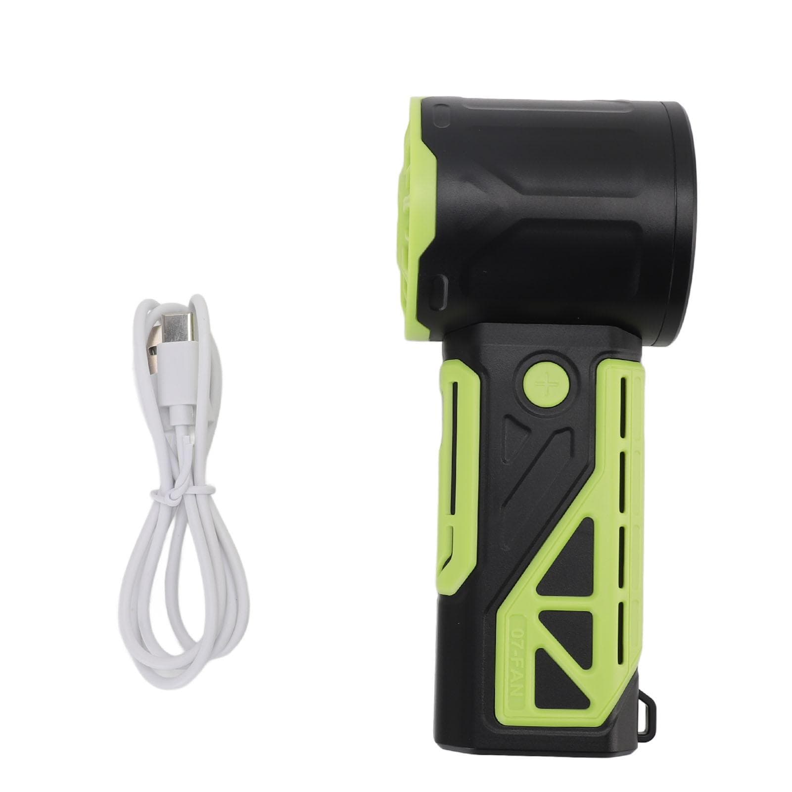 9W Portable Handheld Turbo Fan 100 Speeds Adjustable Personal Fan 4000mAh USB Rechargeable Fan
