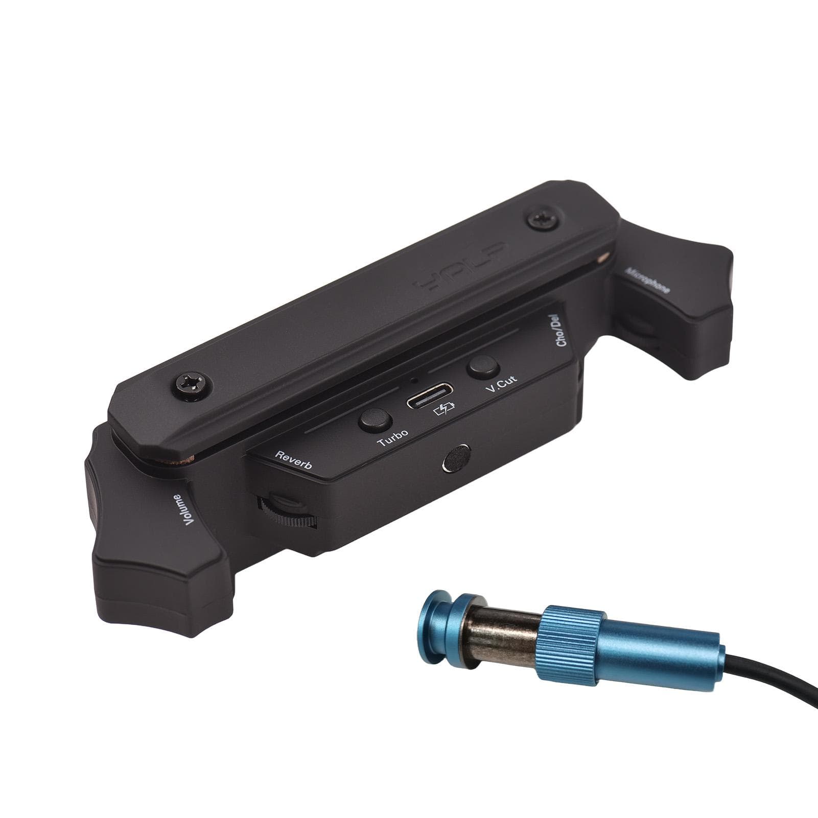 YALP Guitar Pickup DOUBLE Vibration Pickup Sound Hole Pickup Noise Reduction Resonance No Punching black