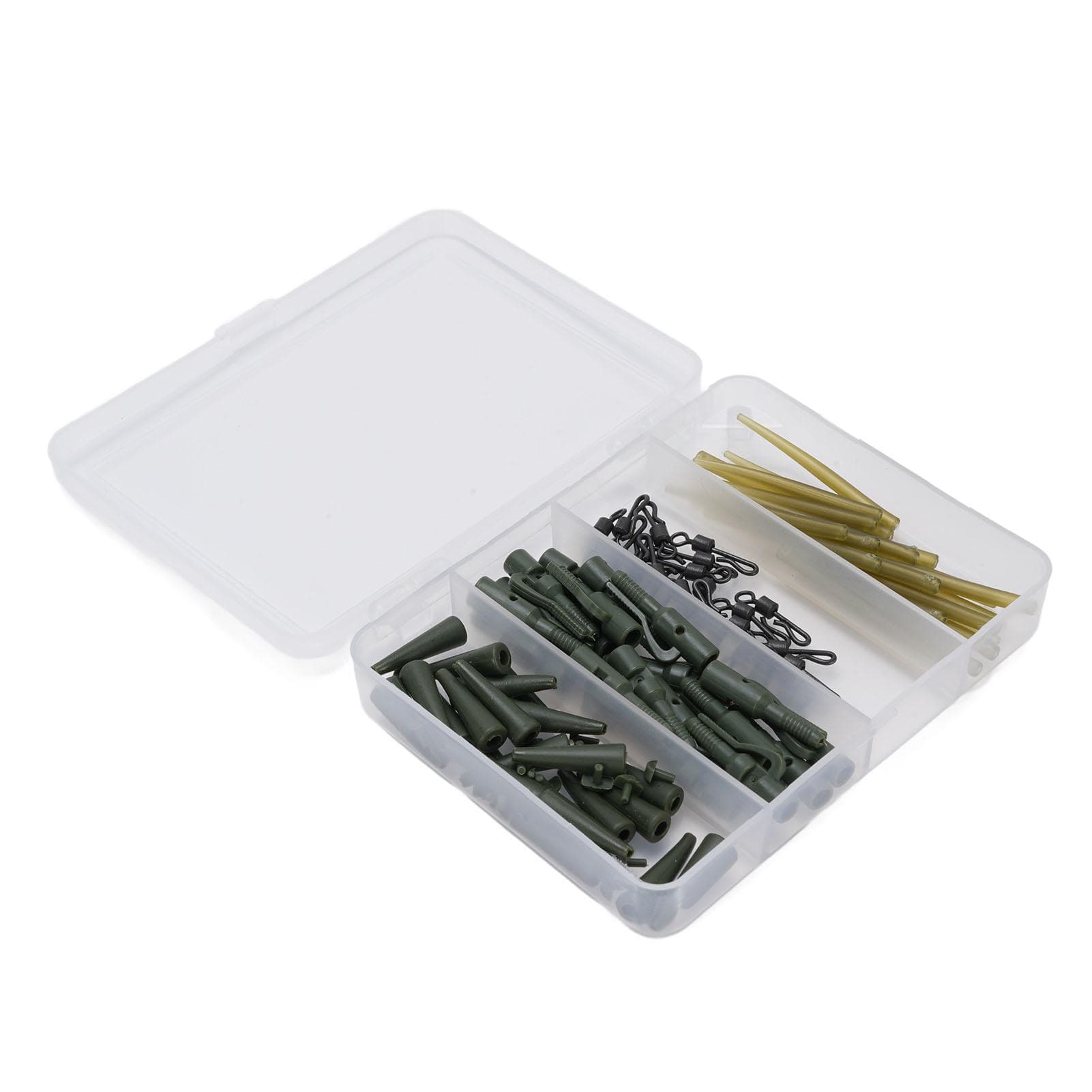 Carp Fishing Terminal Tackle Leap Clip Prevent Entanglement Sleeve Tail Rubber Quick Change Rotater
