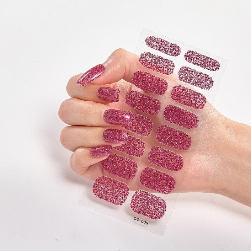 2025 New No Glue Gel Nail Stickers Waterproof Matte Press On Nails for Women