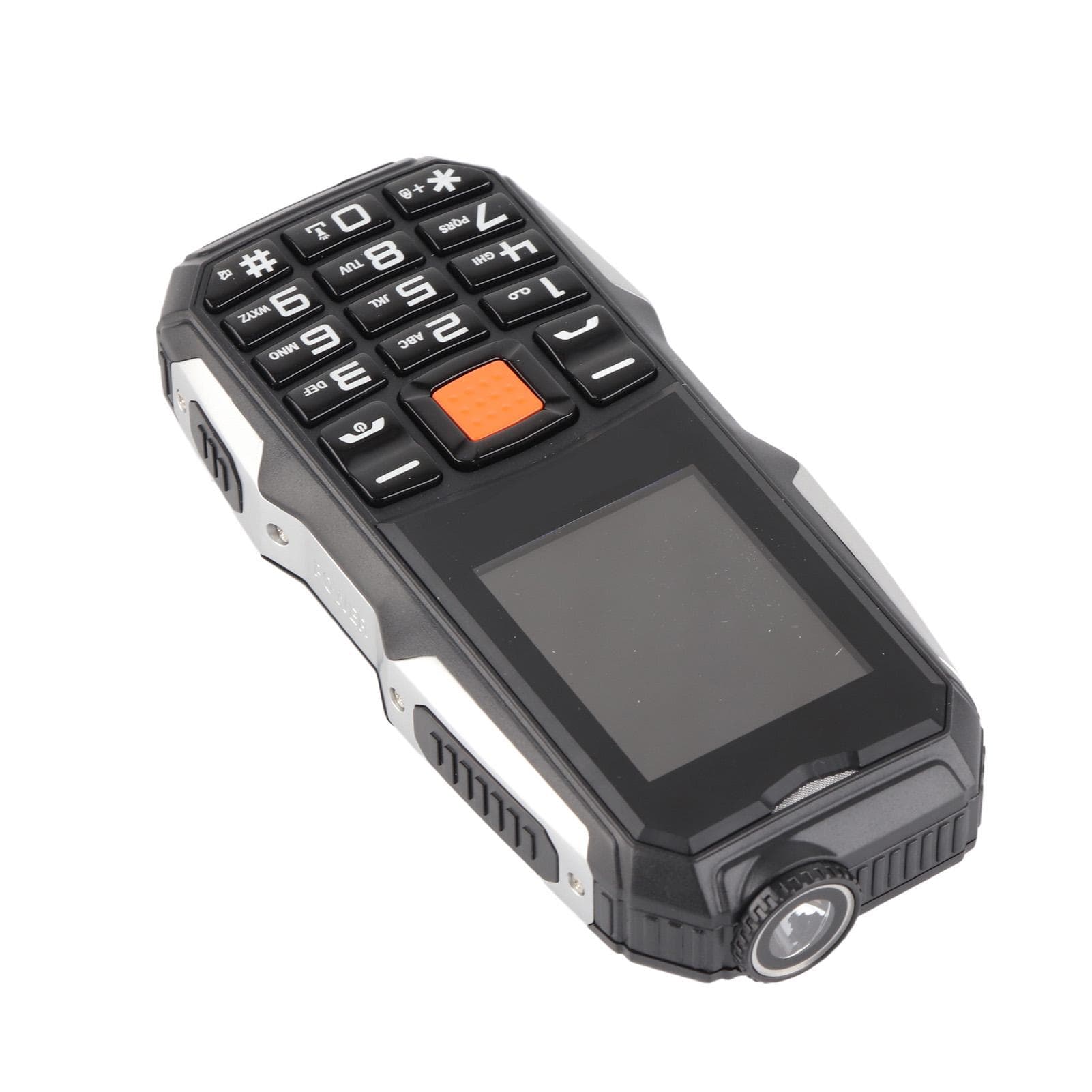 2800mAh Long Standby Seniors Cellphone 1.8in Screen Dual SIM Dual Standby Noise Free Elderly Phone black