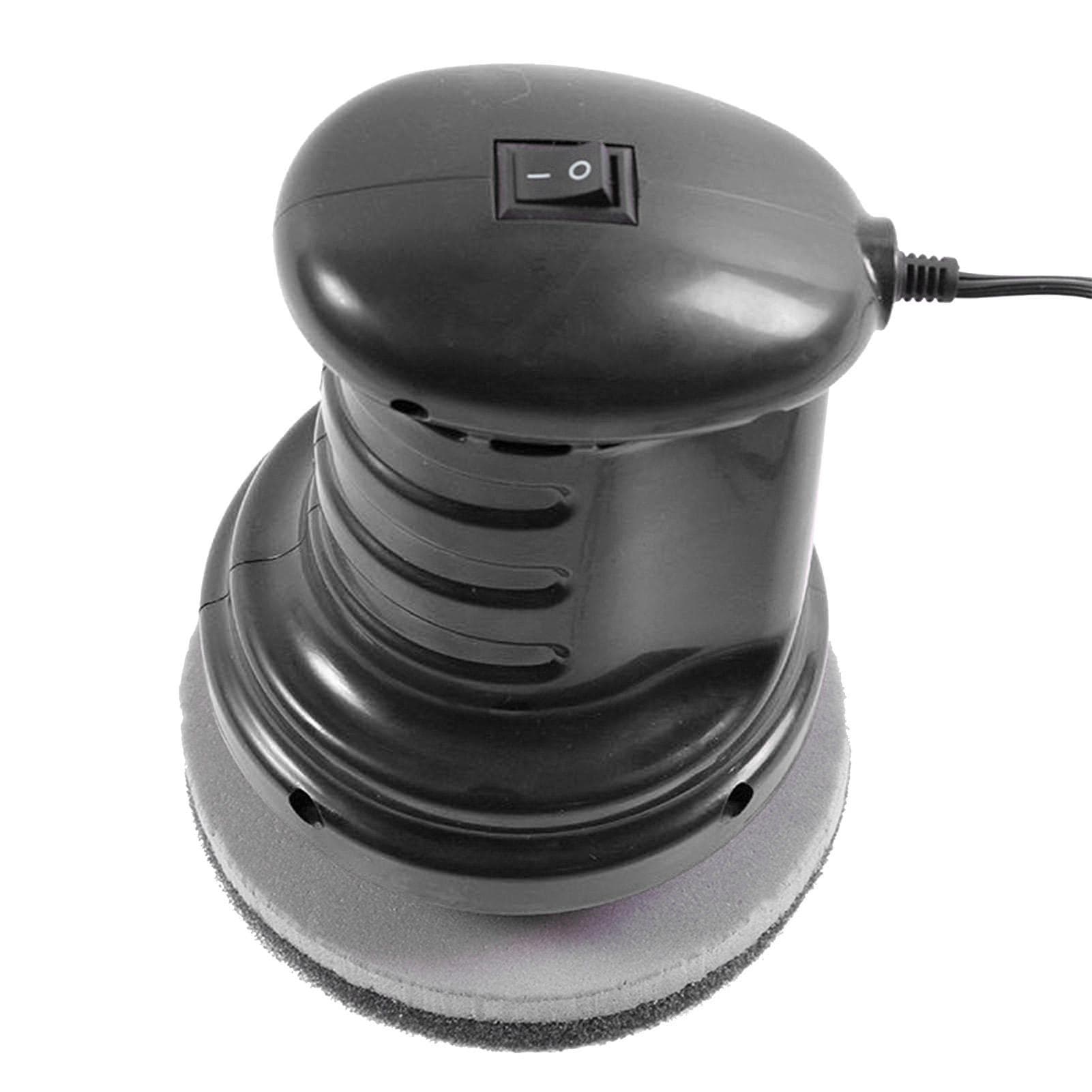Mini Car Waxing Machine 12V High Efficiency Polishing Detailing Scratch Remover Machine Electric black