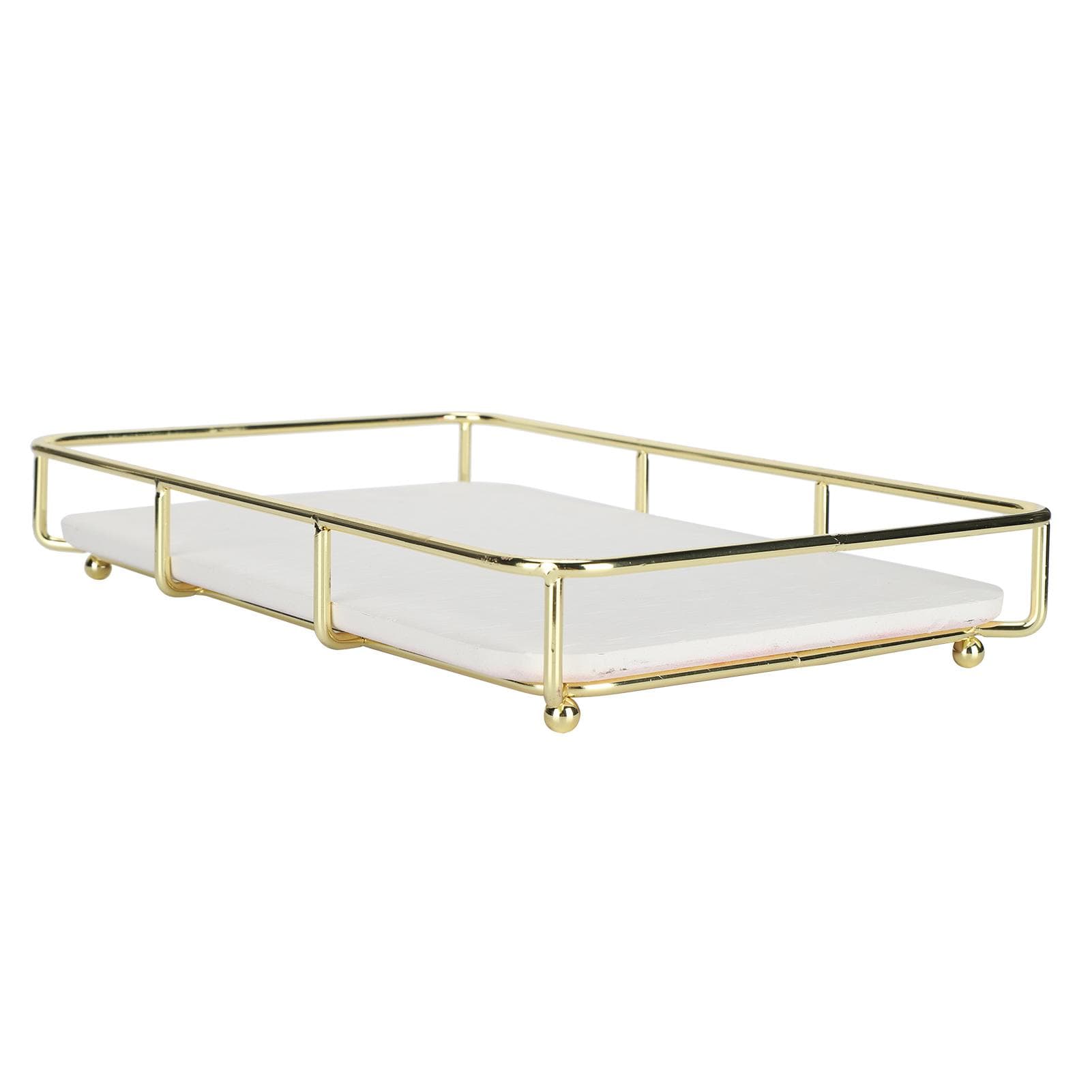 Vanity Tray Desk Organizer Acrylic Decoration Holder for Perfume Jewelry Cosmetic Makeup