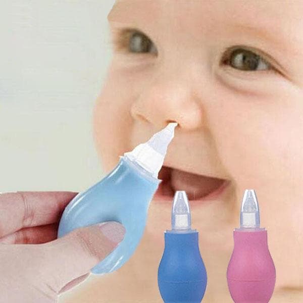 Portable Baby Toddler Nasal Aspirator Nose Mucus Snot Cleaner Vacuum Sucker Pump