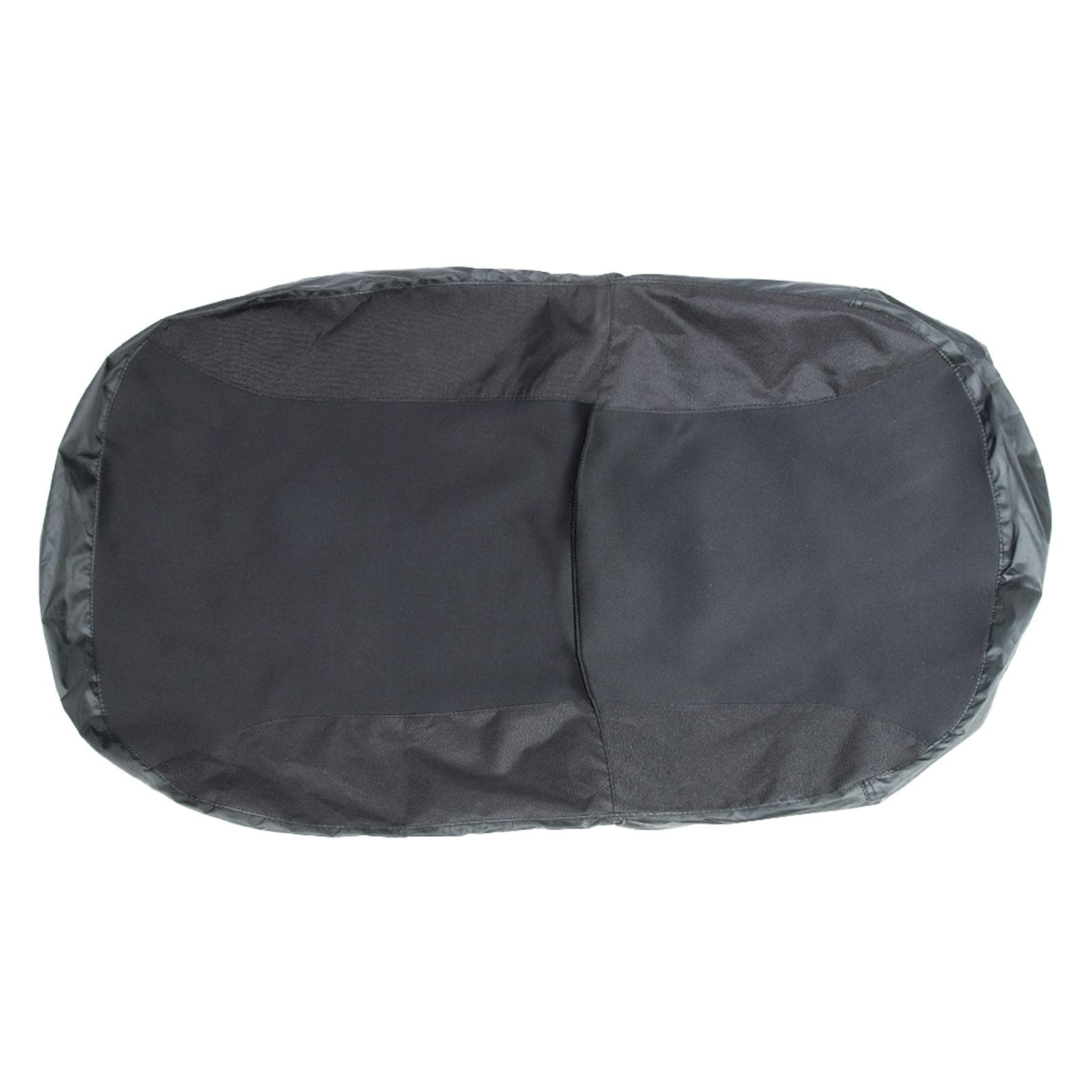 Riding Lawn Mower Seat Cover, Waterproof Tractor Seat Cover with 2 Storage Pockets, Medium, Black M black