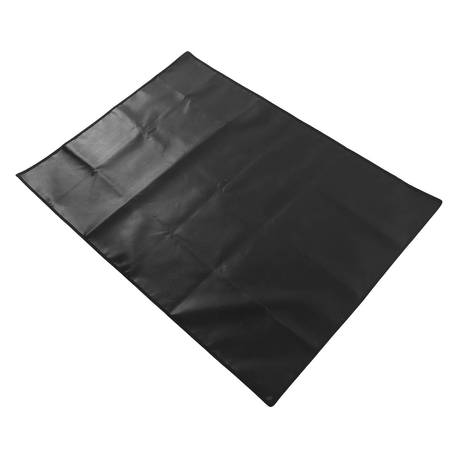Under Grill Mat Double Sided Fireproof Heat Resistant Reusable BBQ Floor Mat Fire Pit Mats for
