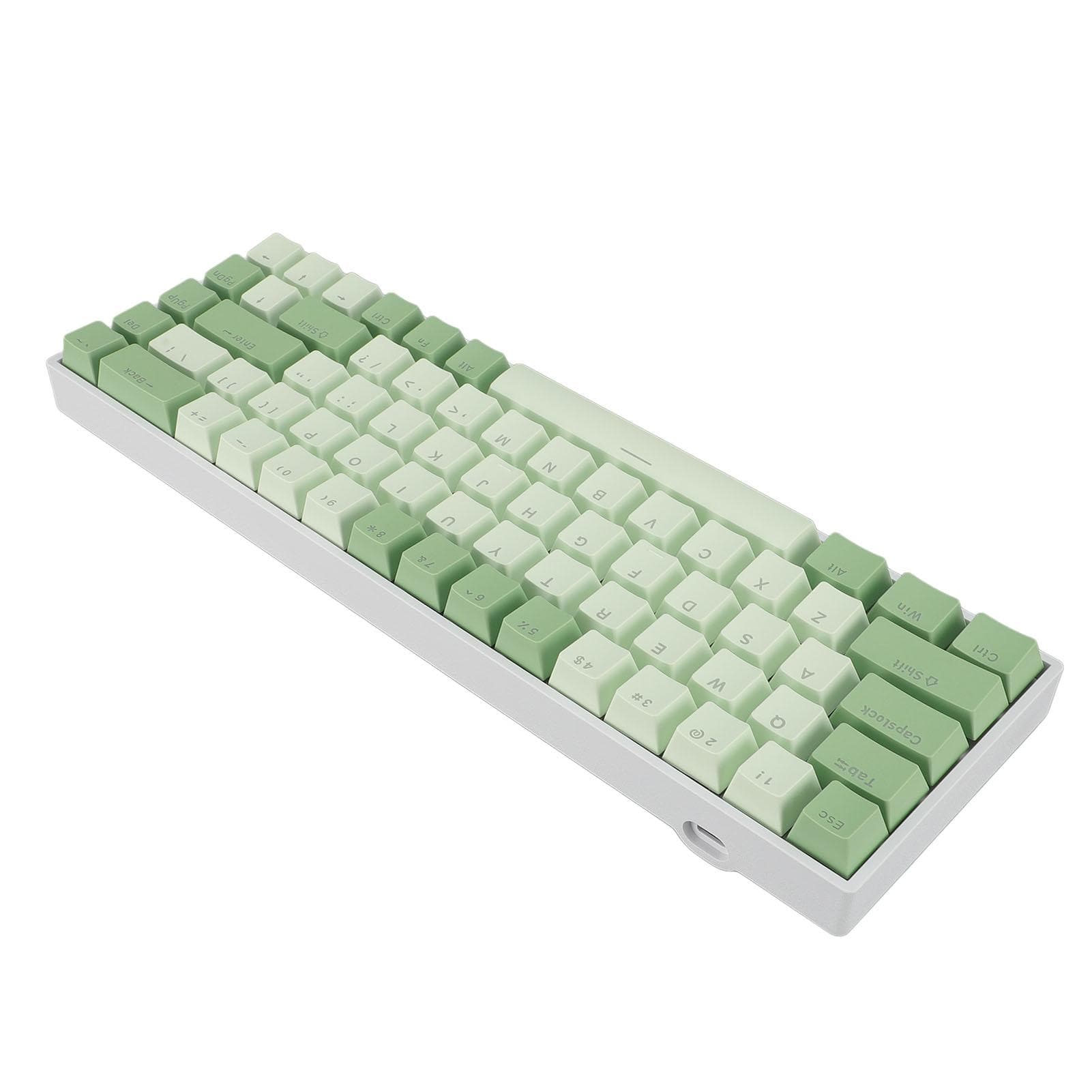 68 Key 60percent  Mechanical Keyboard RGB Backlit Responsive Blue Switch Ergonomic USB C Connection Wired