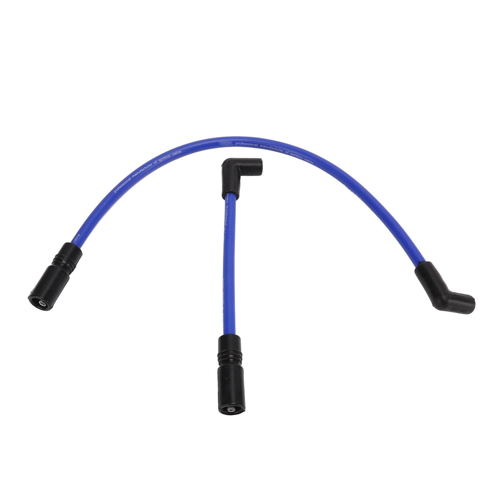 2 Pcs Spark Plug Ignition Wire 409RD Spark Plug Cable Motorcycle Accessories for FXDF FXDL FXDLS