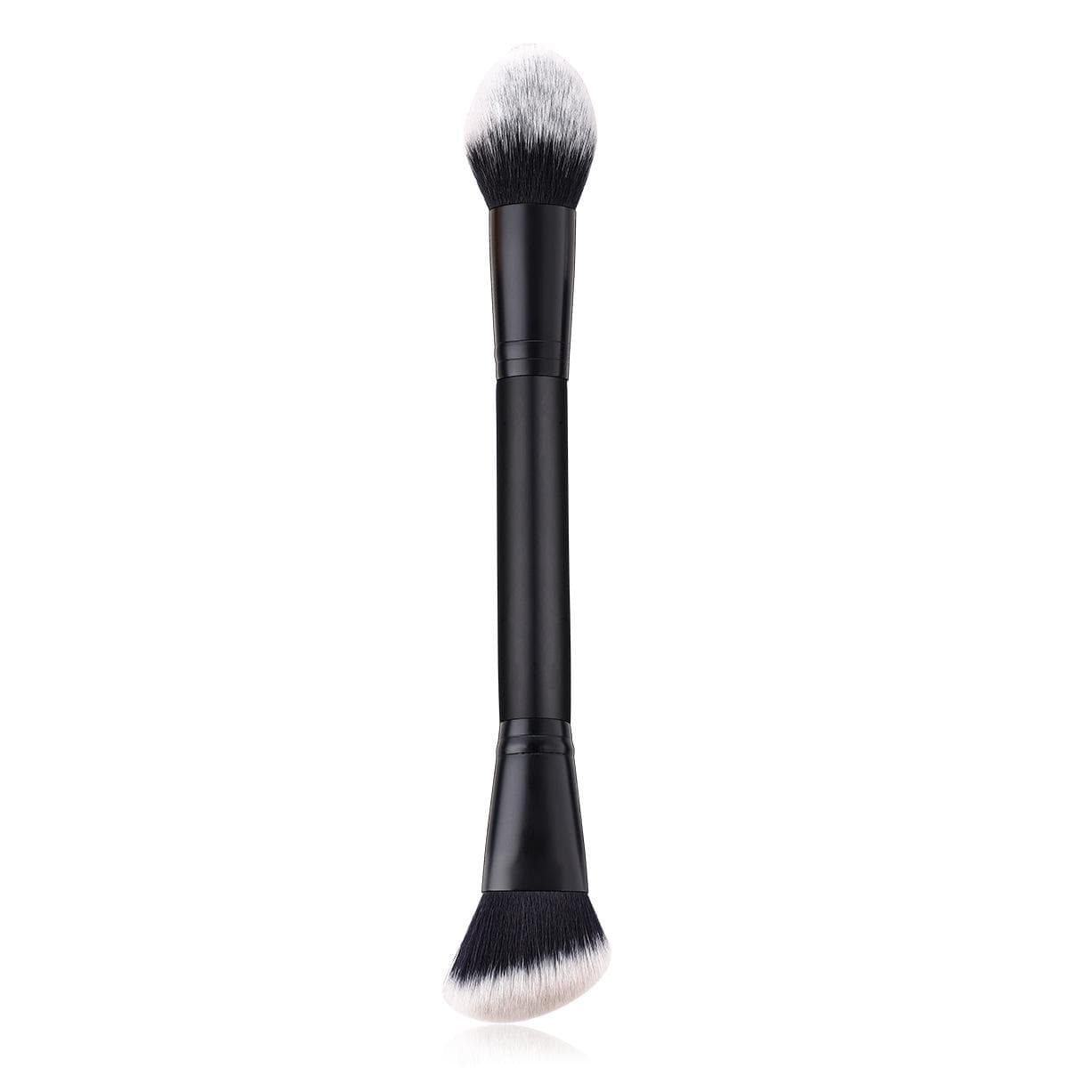 1 PS Double Ended Contour Brush Sculpting Brush Powder Blush Brush Makeup Brushes Cosmetic Tools Facial Brush black